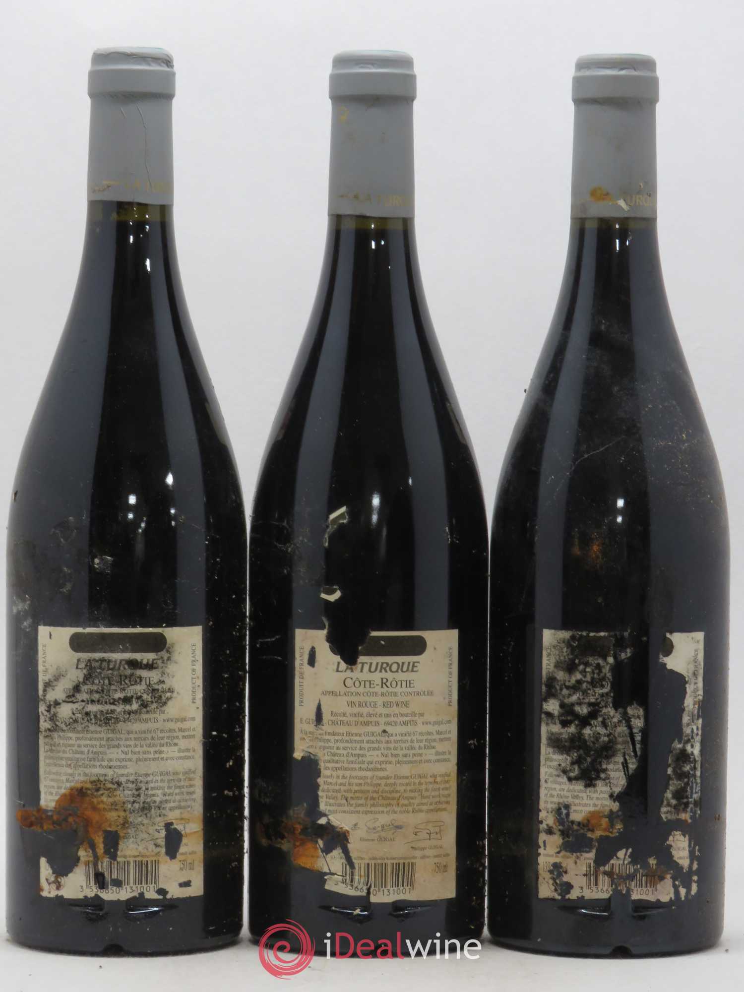 Côte-Rôtie La Turque Guigal 2005 - Lot de 3 bouteilles - 1