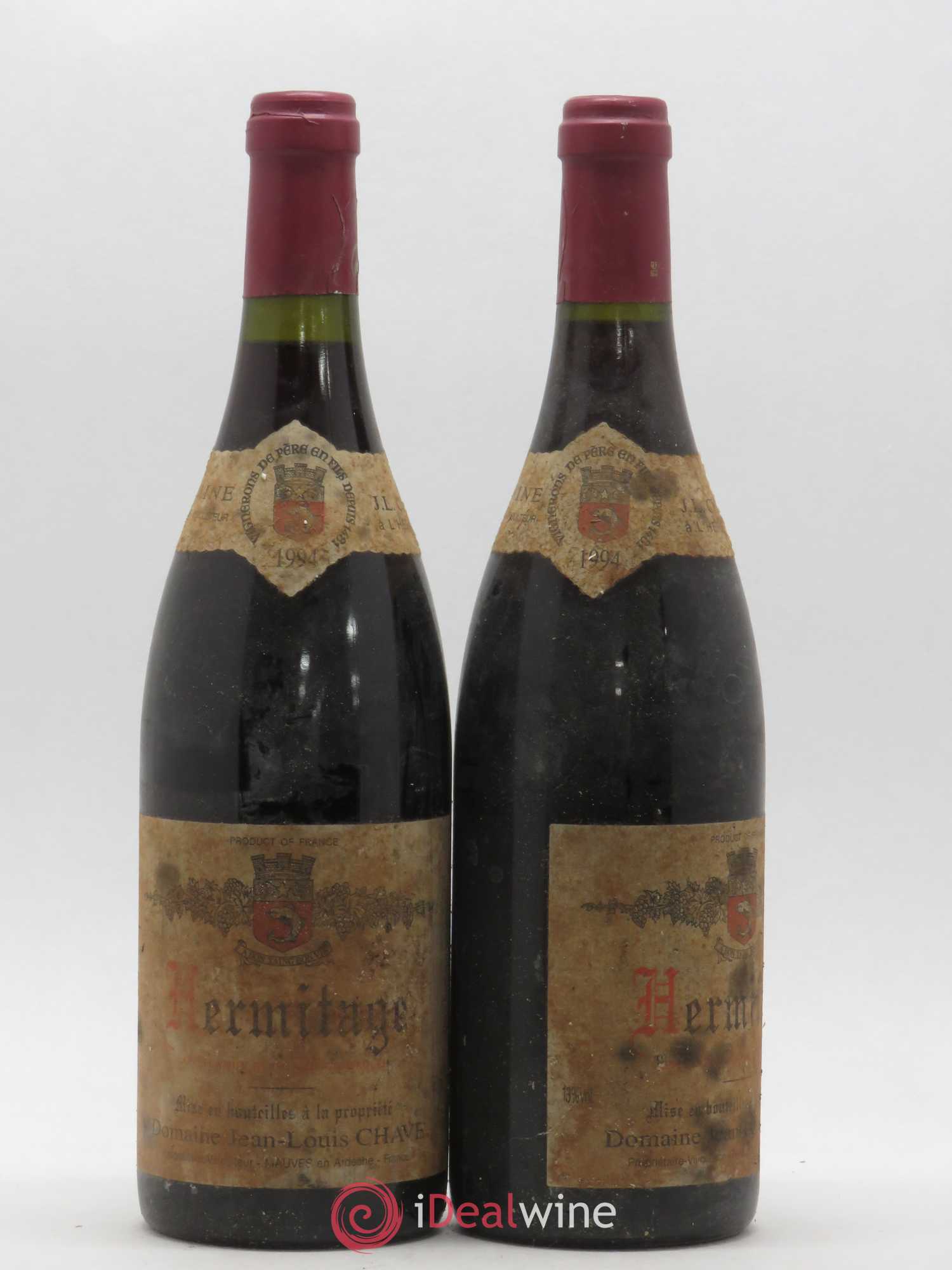 Hermitage Jean-Louis Chave 1994 - Lot de 2 bouteilles - 1