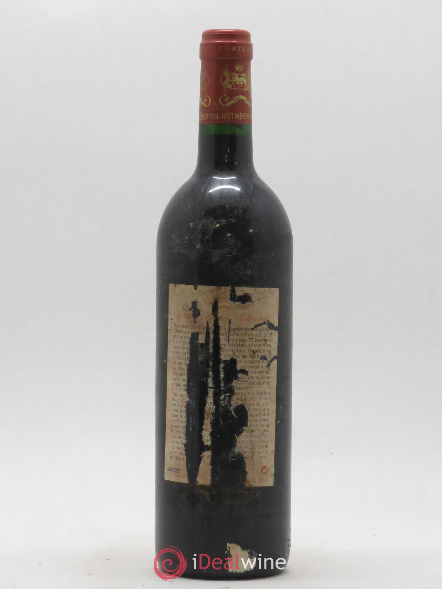 Château Mouton Rothschild 1er Grand Cru Classé 1998 - Lot de 1 bouteille - 1