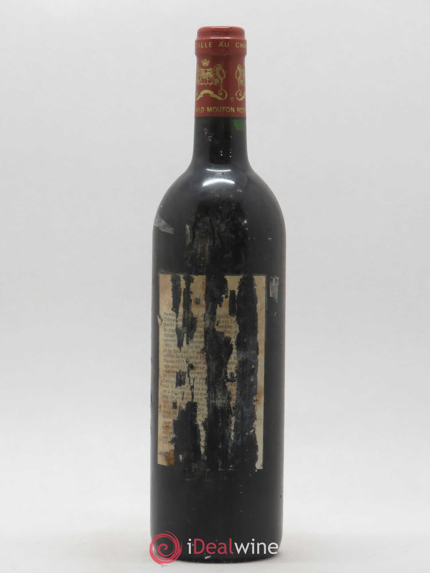 Château Mouton Rothschild 1er Grand Cru Classé 1998 - Lot de 1 bouteille - 1