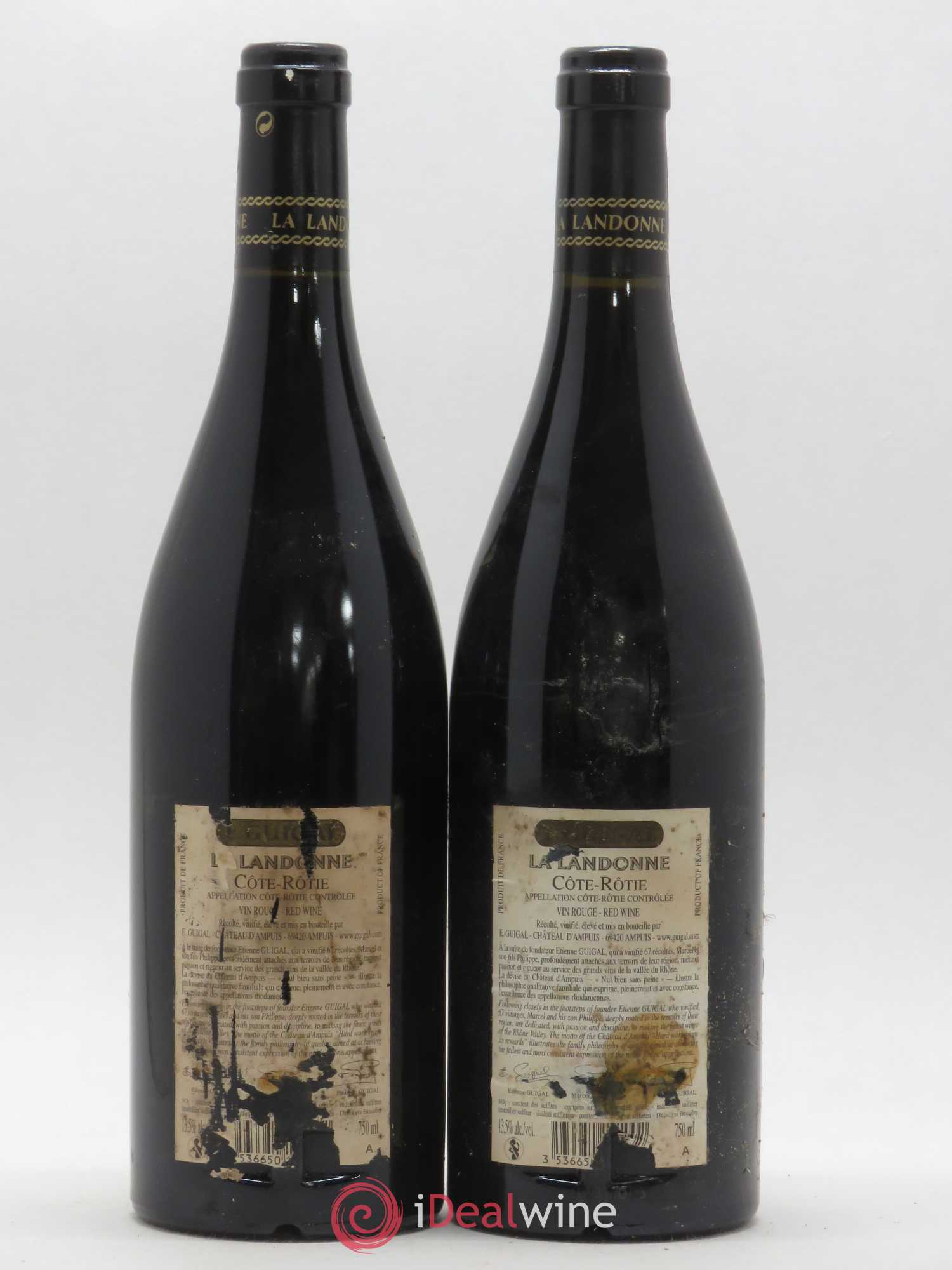 Côte-Rôtie La Landonne Guigal 2013 - Lot de 2 bouteilles - 1