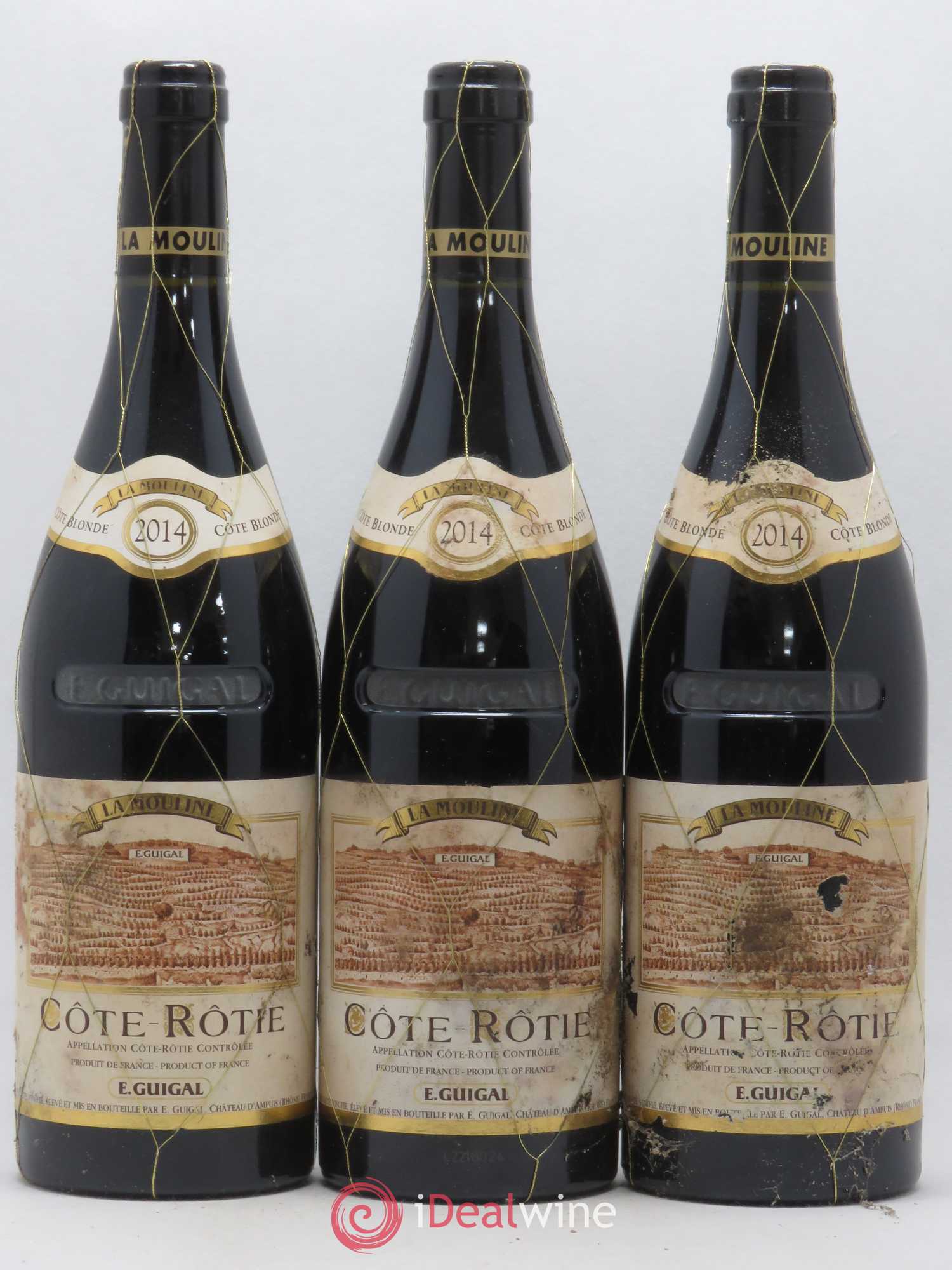 Côte-Rôtie La Mouline Guigal 2014 - Lot de 3 bouteilles - 0