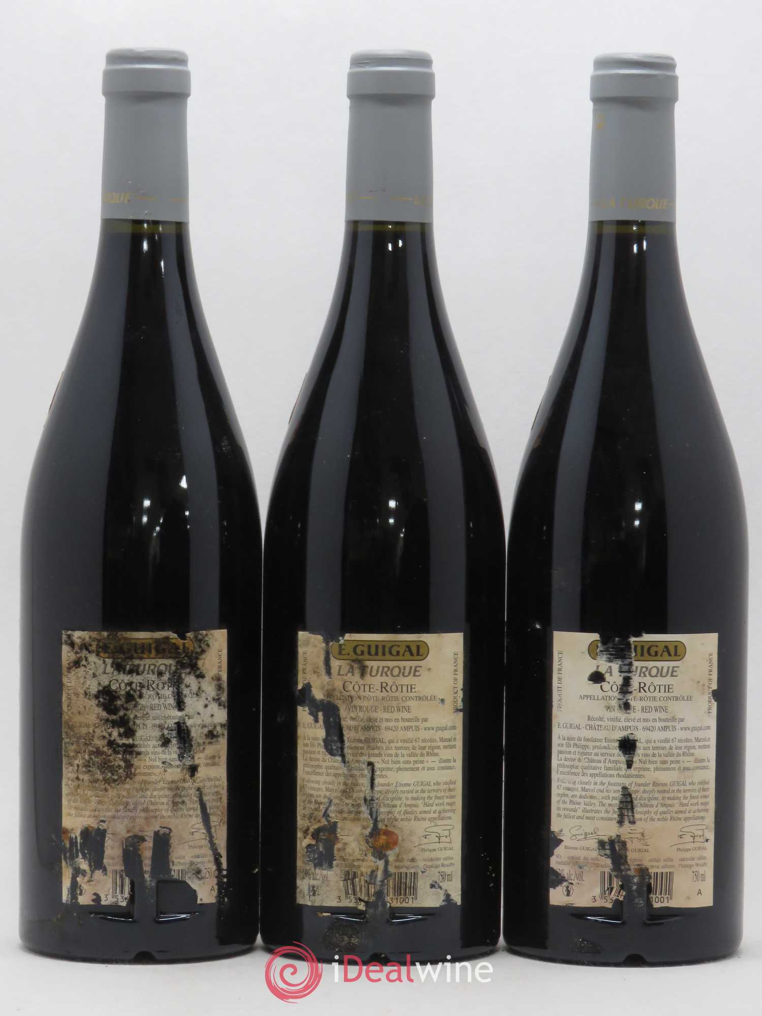 Côte-Rôtie La Turque Guigal 2014 - Lot de 3 bouteilles - 1