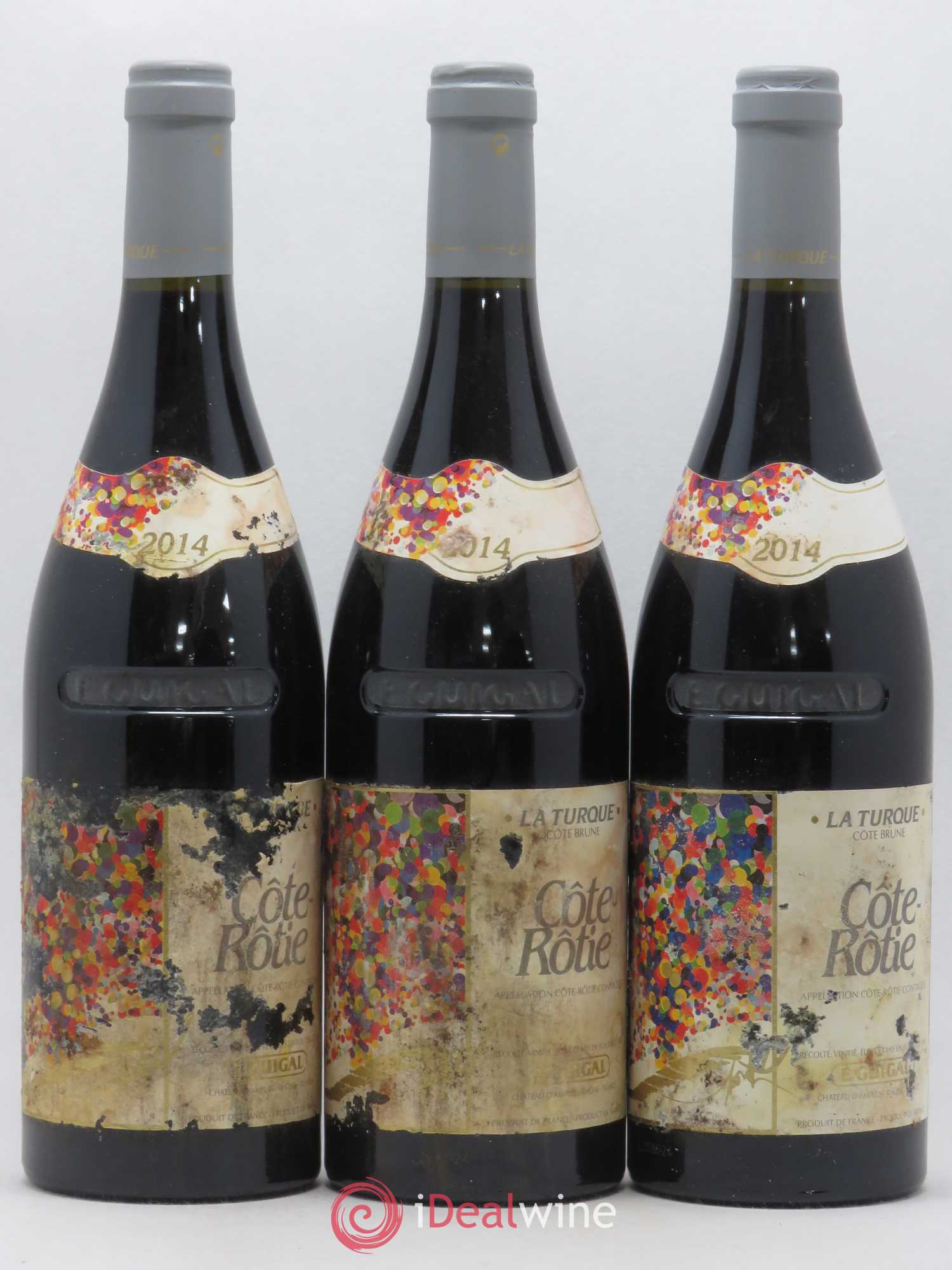 Côte-Rôtie La Turque Guigal 2014 - Lot de 3 bouteilles - 0