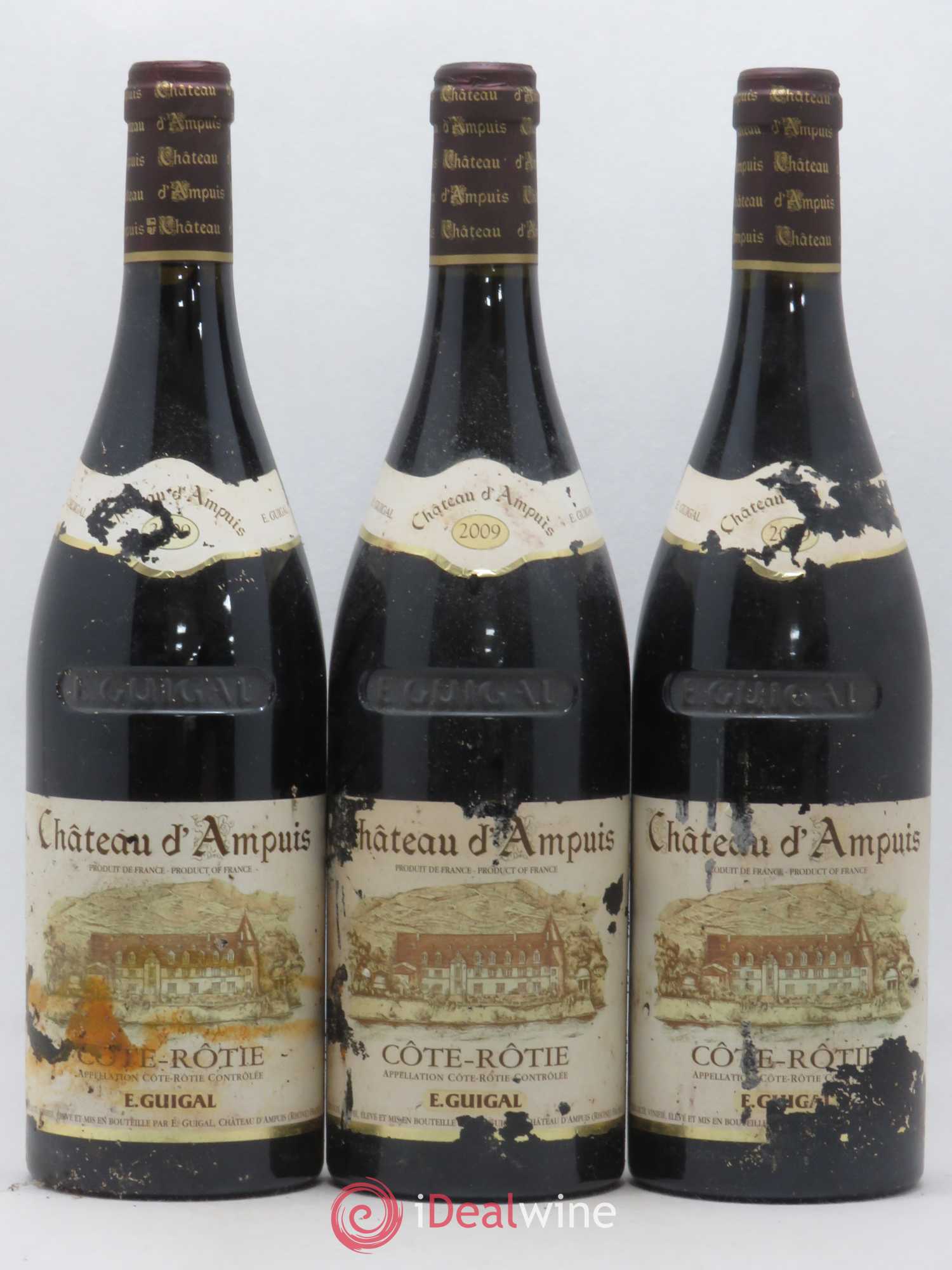 Côte-Rôtie Château d'Ampuis Guigal 2009 - Lot de 3 bouteilles - 0