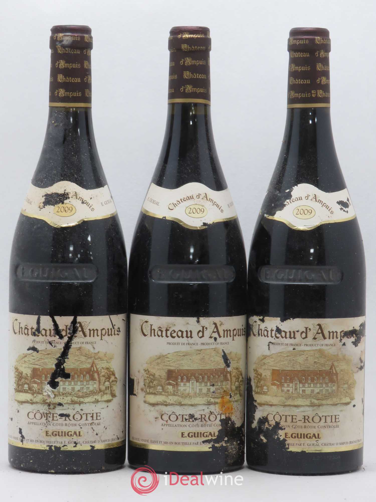Côte-Rôtie Château d'Ampuis Guigal 2009 - Lot de 3 bouteilles - 0