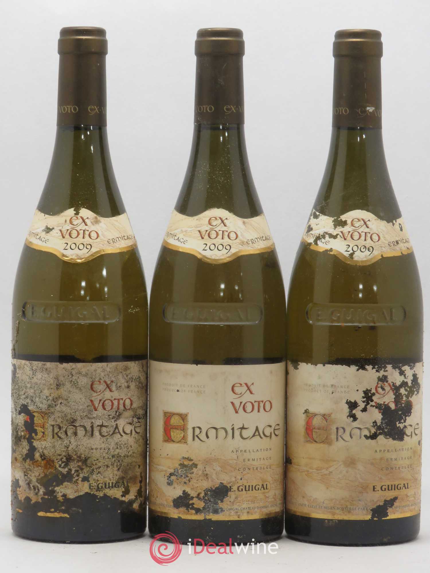 Ermitage Ex Voto Guigal 2009 - Lot de 3 bouteilles - 0