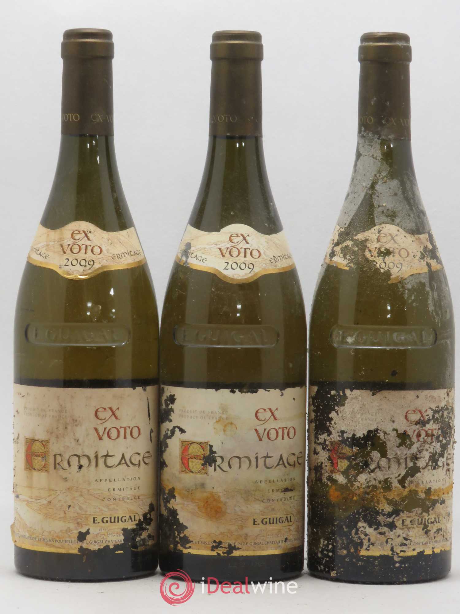 Ermitage Ex Voto Guigal 2009 - Lot de 3 bouteilles - 0