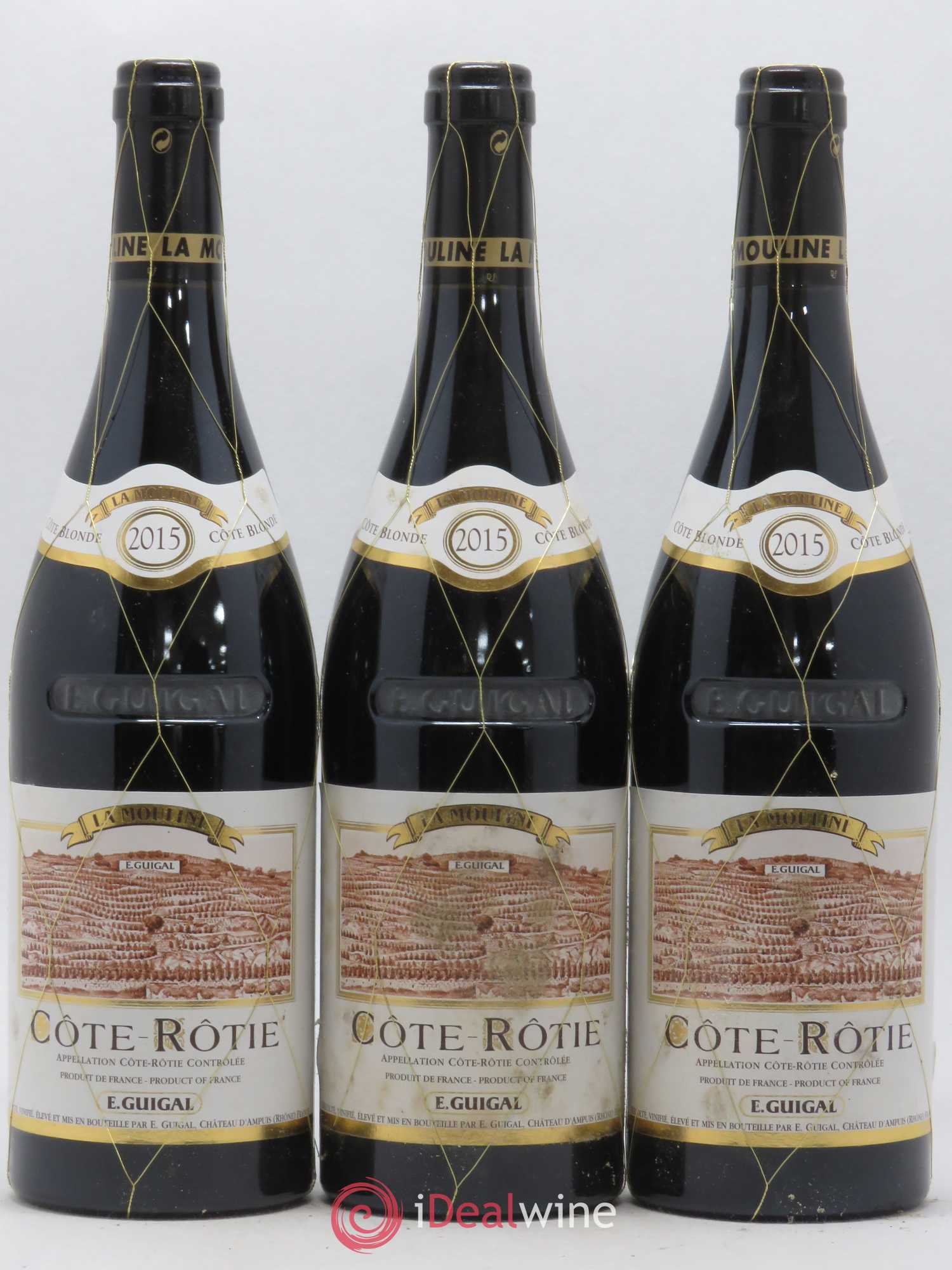 Côte-Rôtie La Mouline Guigal 2015 - Lot de 3 bouteilles - 0