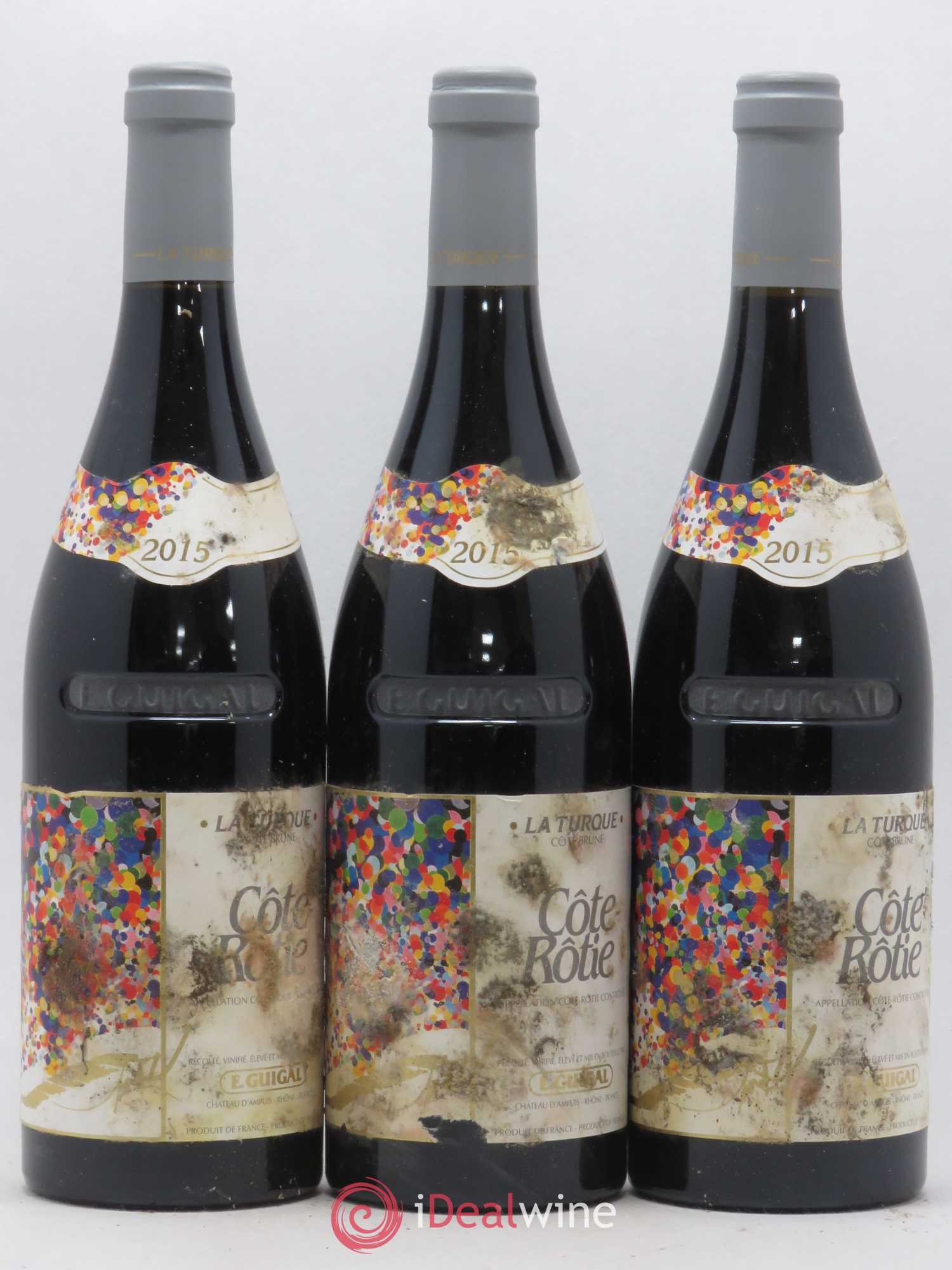 Côte-Rôtie La Turque Guigal 2015 - Lot de 3 bouteilles - 0