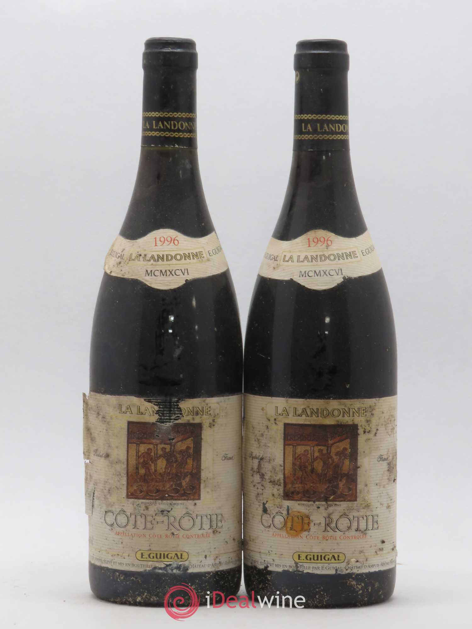 Côte-Rôtie La Landonne Guigal 1996 - Lot de 2 bouteilles - 0