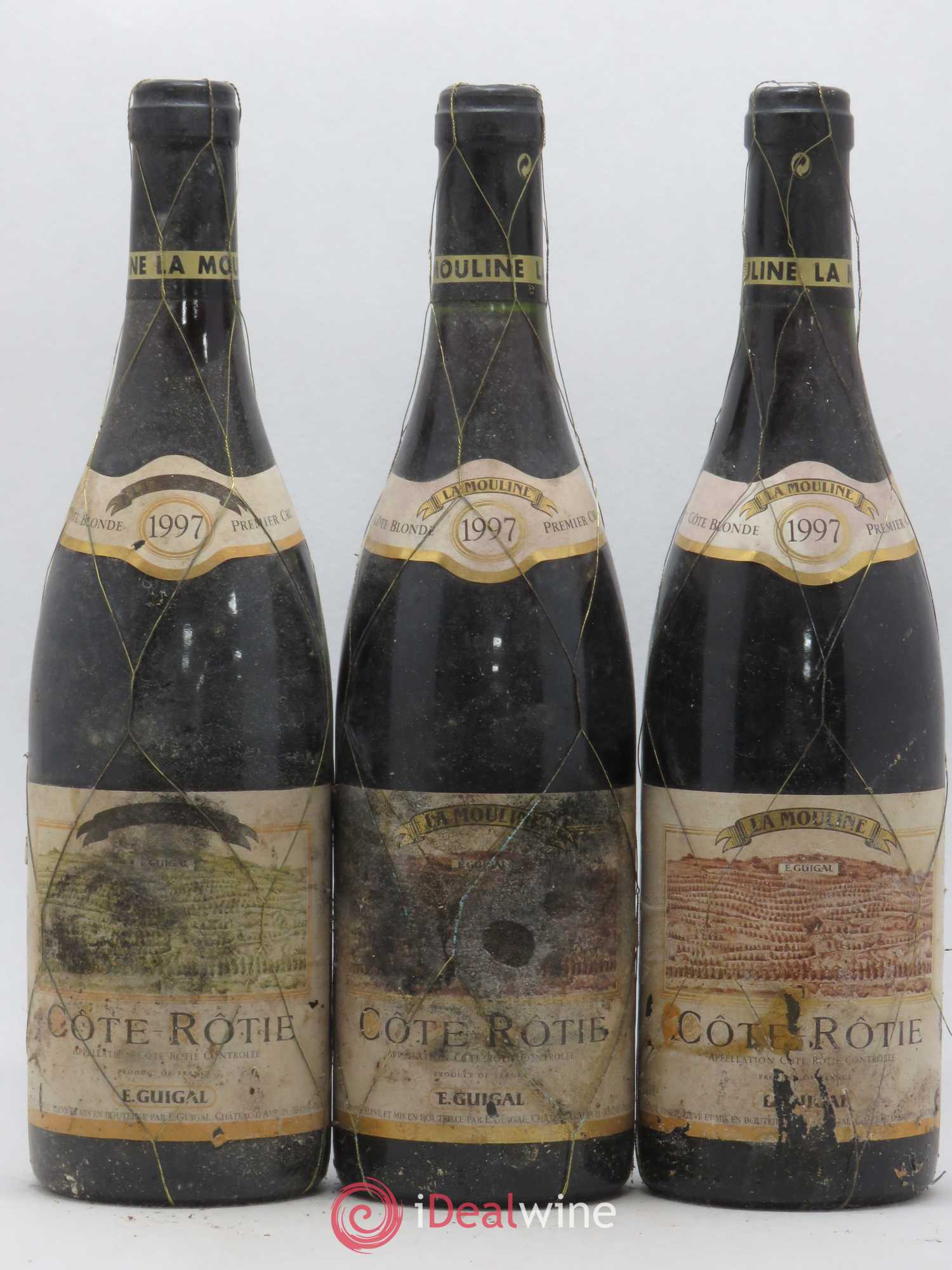 Côte-Rôtie La Mouline Guigal 1997 - Lot de 3 bouteilles - 0