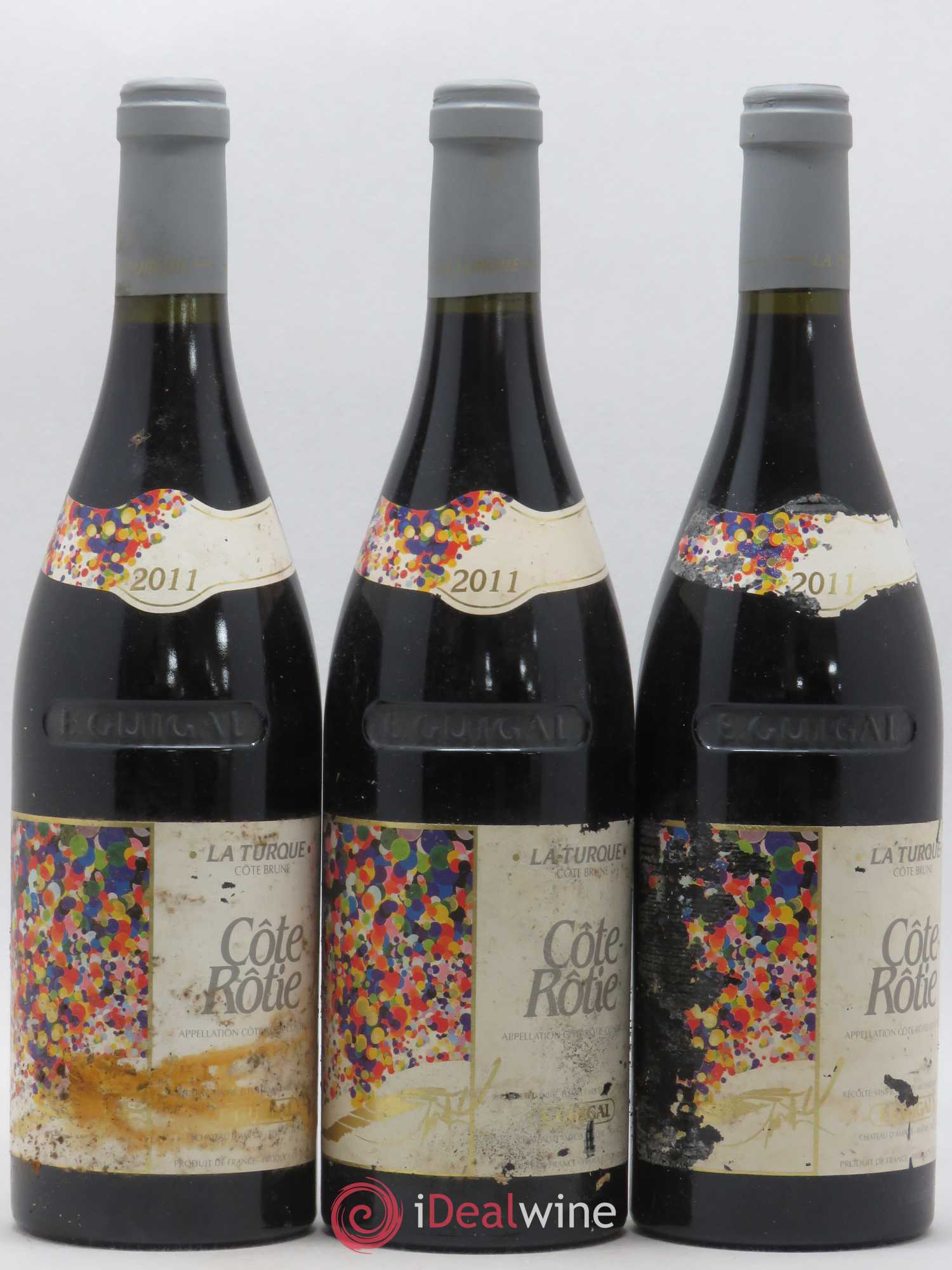 Côte-Rôtie La Turque Guigal 2011 - Lot de 3 bouteilles - 0