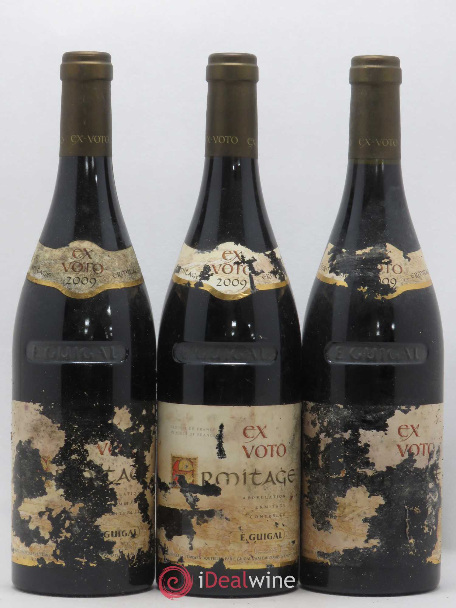 Ermitage Ex Voto Guigal 2009 - Lot de 3 bouteilles - 0