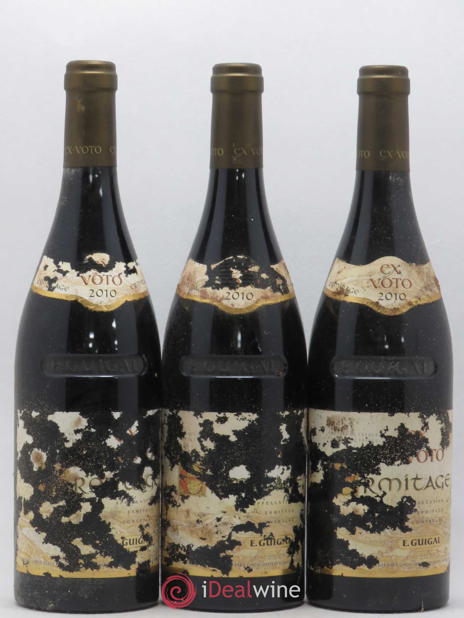 Ermitage Ex Voto Guigal 2010 - Lot de 3 bouteilles - 0