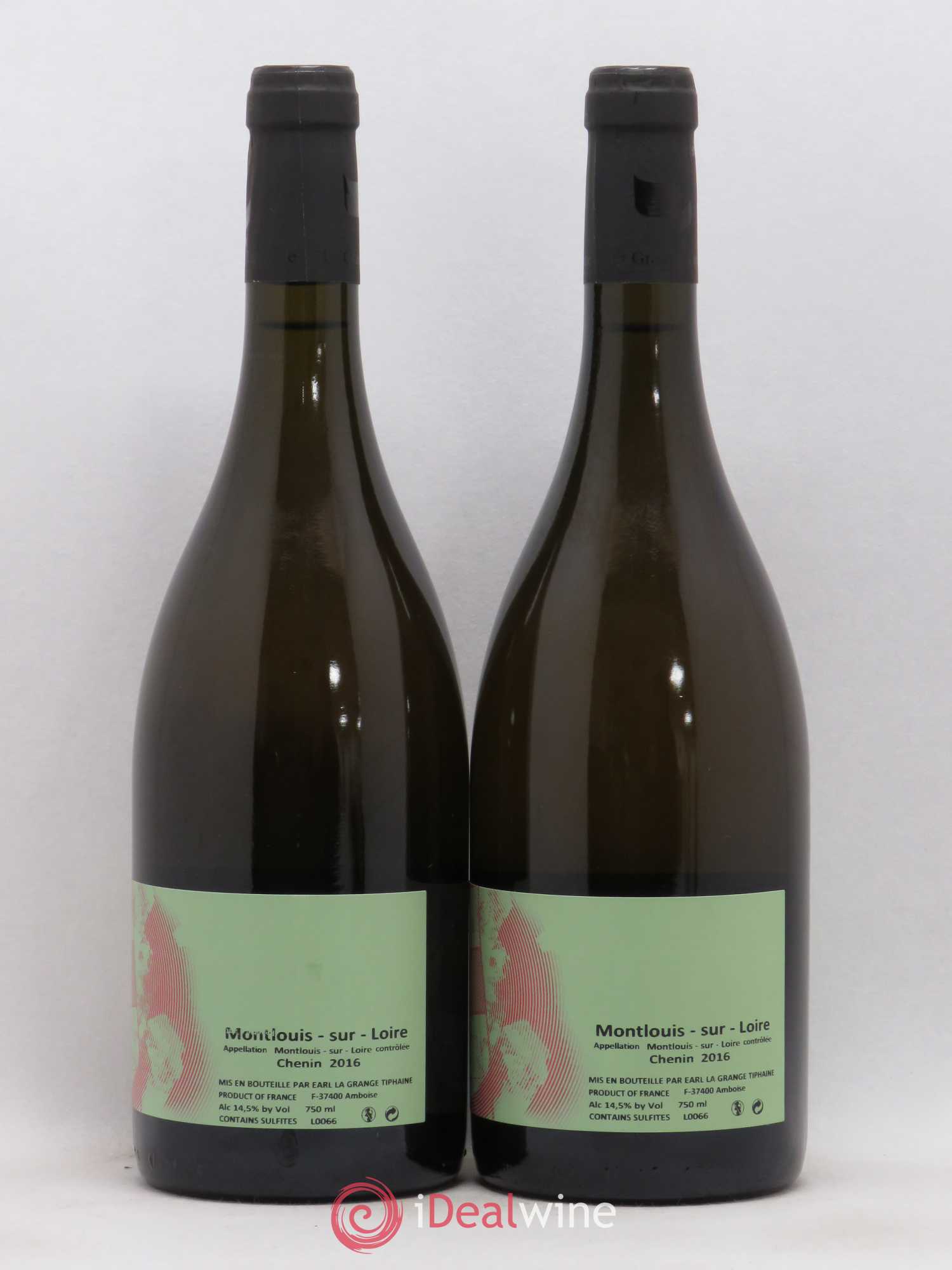 Montlouis-sur-Loire Les Epinays La Grange Tiphaine (sans prix de réserve) 2016 - Lot de 2 bouteilles - 1
