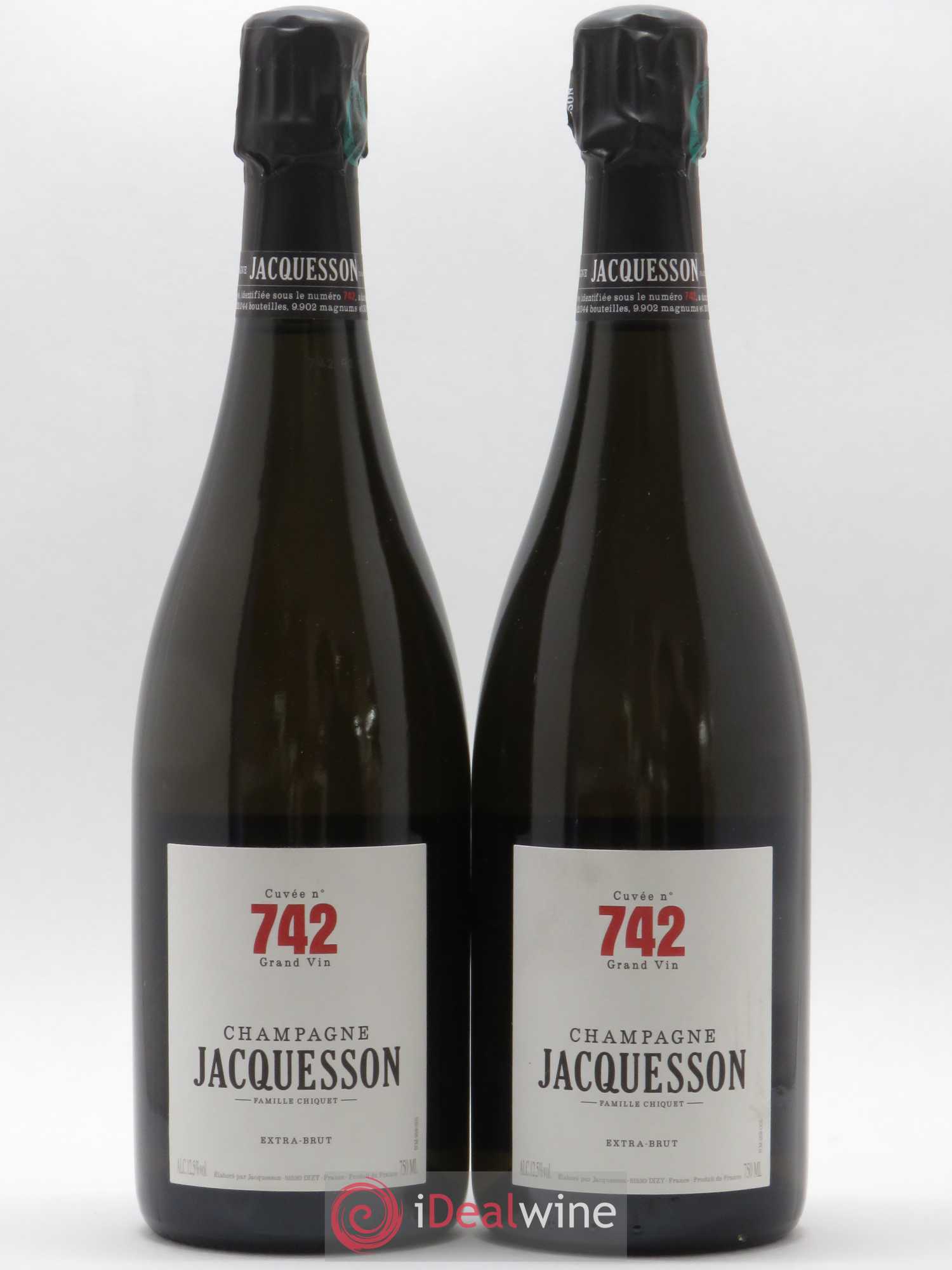Cuvée 742 Extra-Brut Jacquesson - Lot de 2 bouteilles - 0