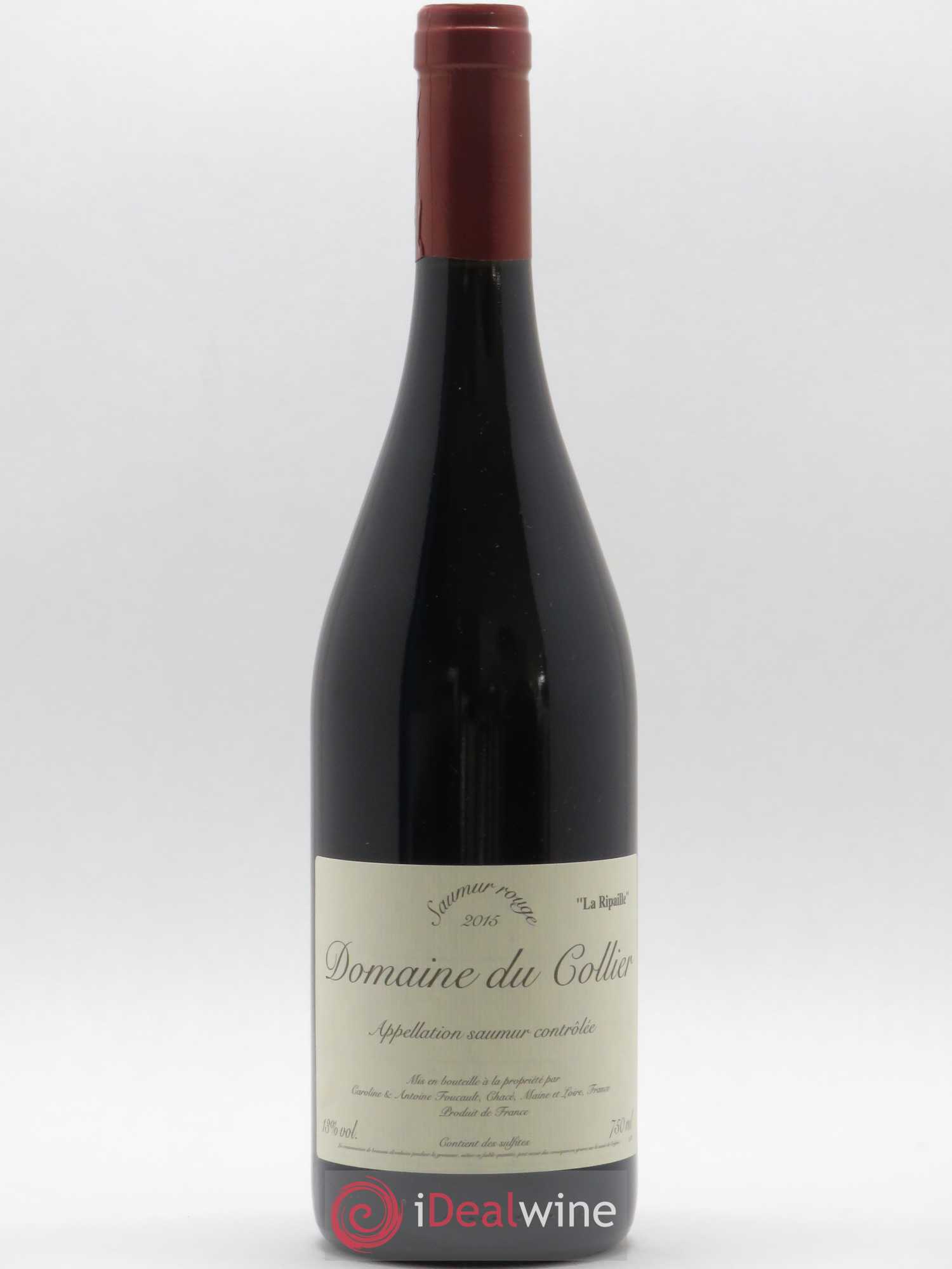 Saumur La Ripaille Domaine du Collier 2015 - Lot de 1 bouteille - 0