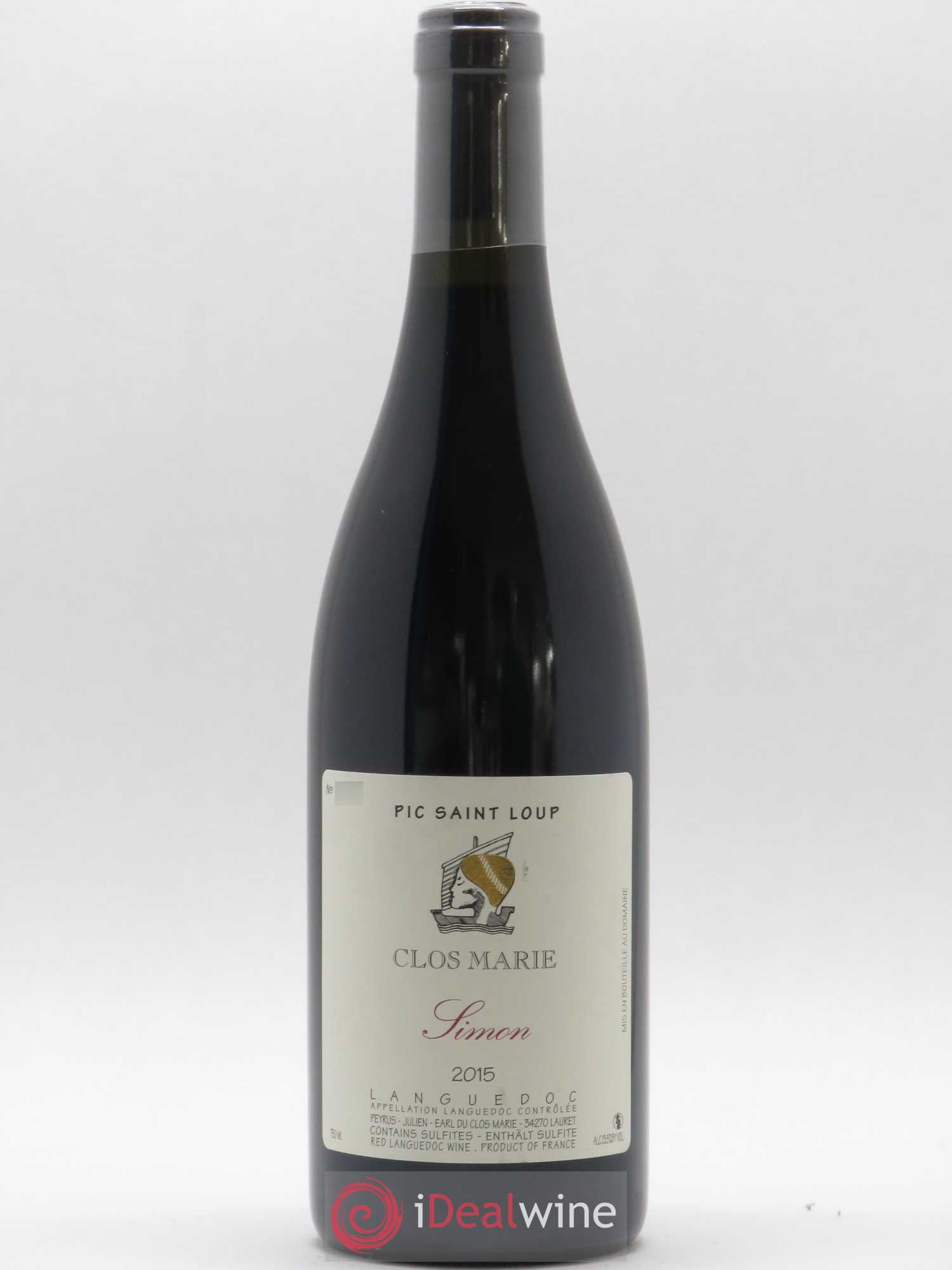 Pic Saint-Loup Clos Marie Cuvée Simon Christophe Peyrus et Françoise Julien 2015 - Lot de 1 bouteille - 0
