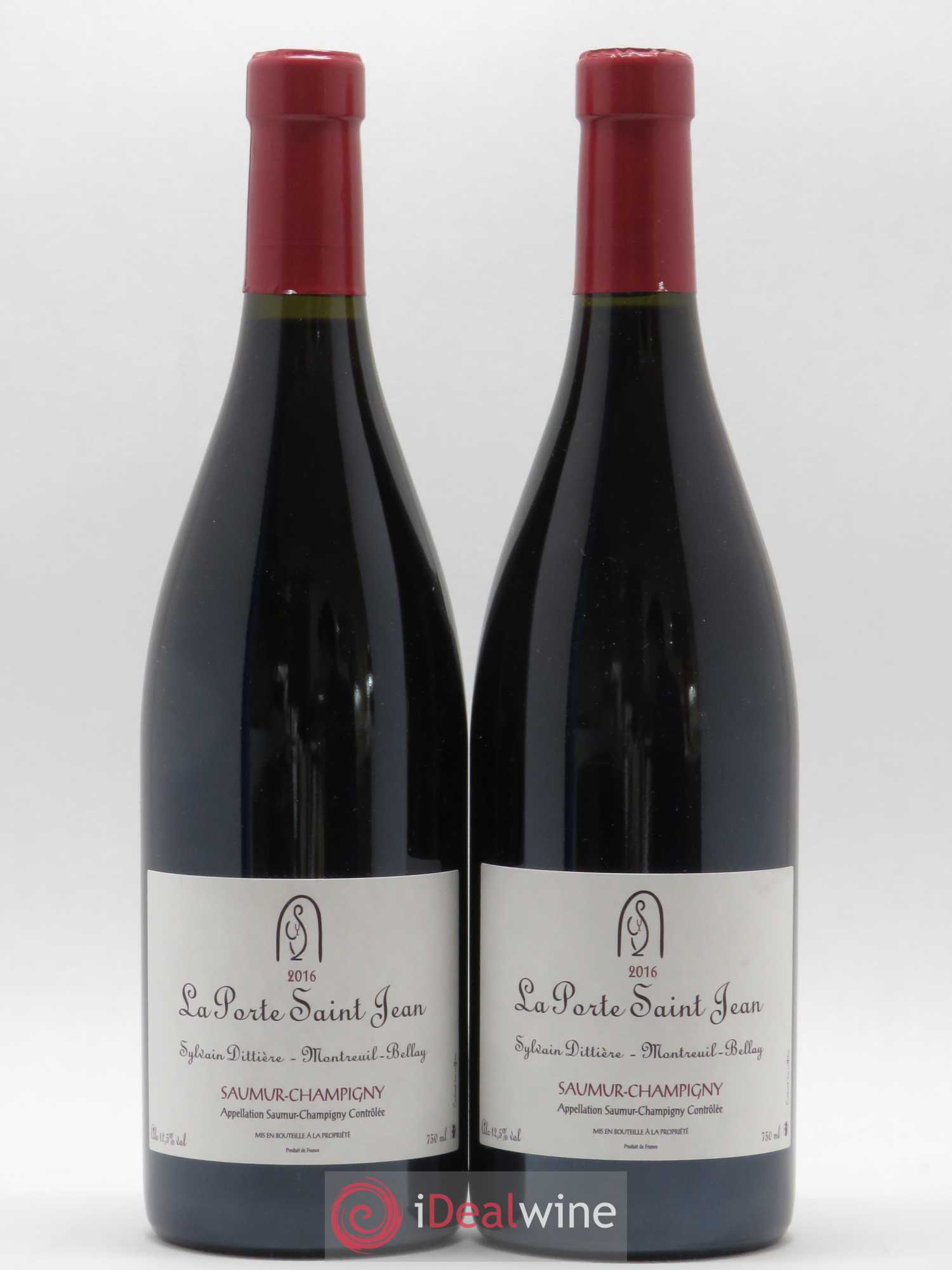 Saumur-Champigny La Porte Saint Jean 2016 - Lot de 2 bouteilles - 0