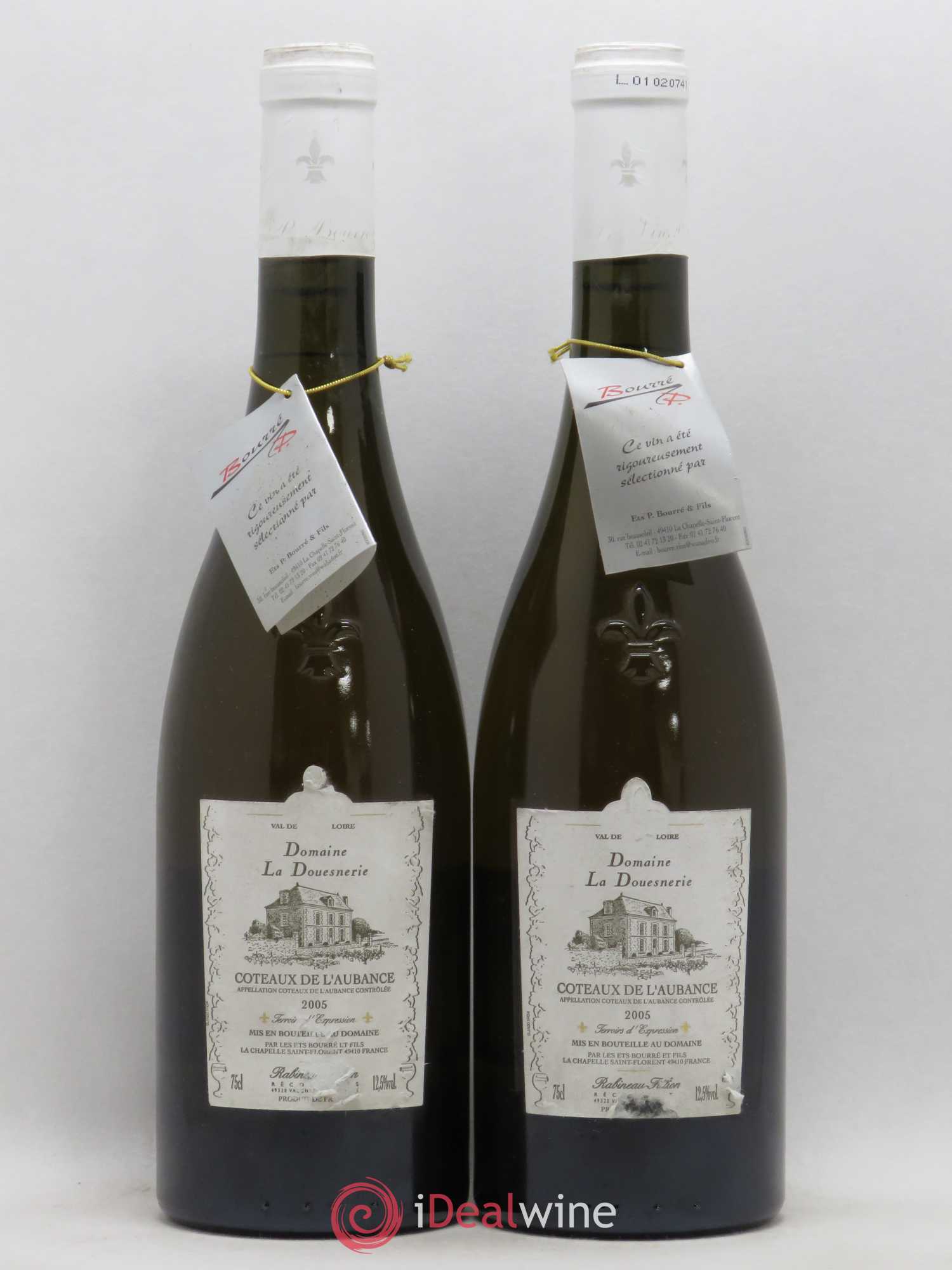 Coteaux de l'Aubance Domaine de Douesnerie (sans prix de réserve) 2005 - Lotto di 2 bottiglie - 0