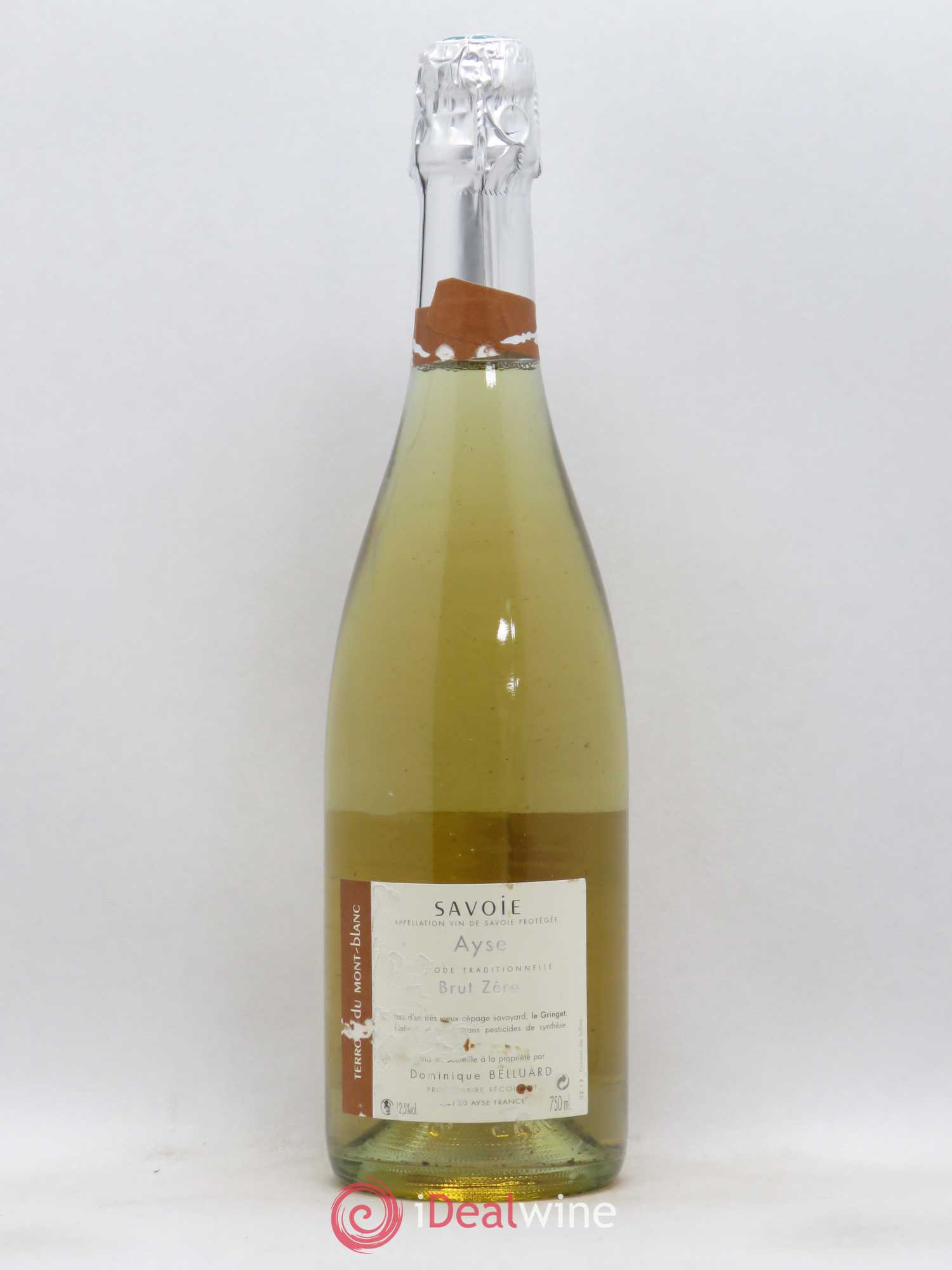 Vin de Savoie Ayse - Mont Blanc Domaine Belluard Brut Zéro 2013 - Lot de 1 bouteille - 1