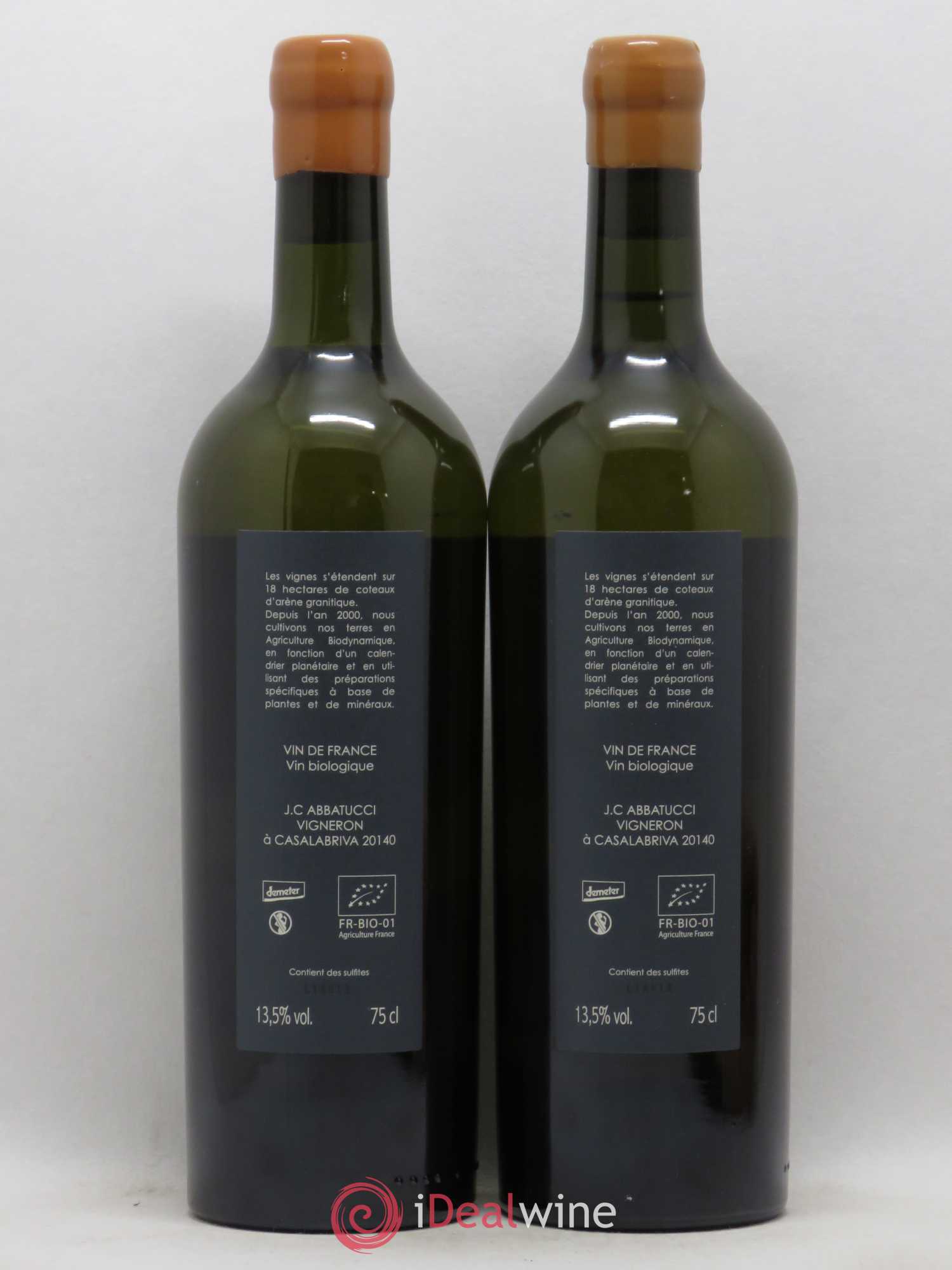 Vin de France Diplomate d'Empire Comte Abbatucci (Domaine) 2016 - Lot de 2 bouteilles - 1