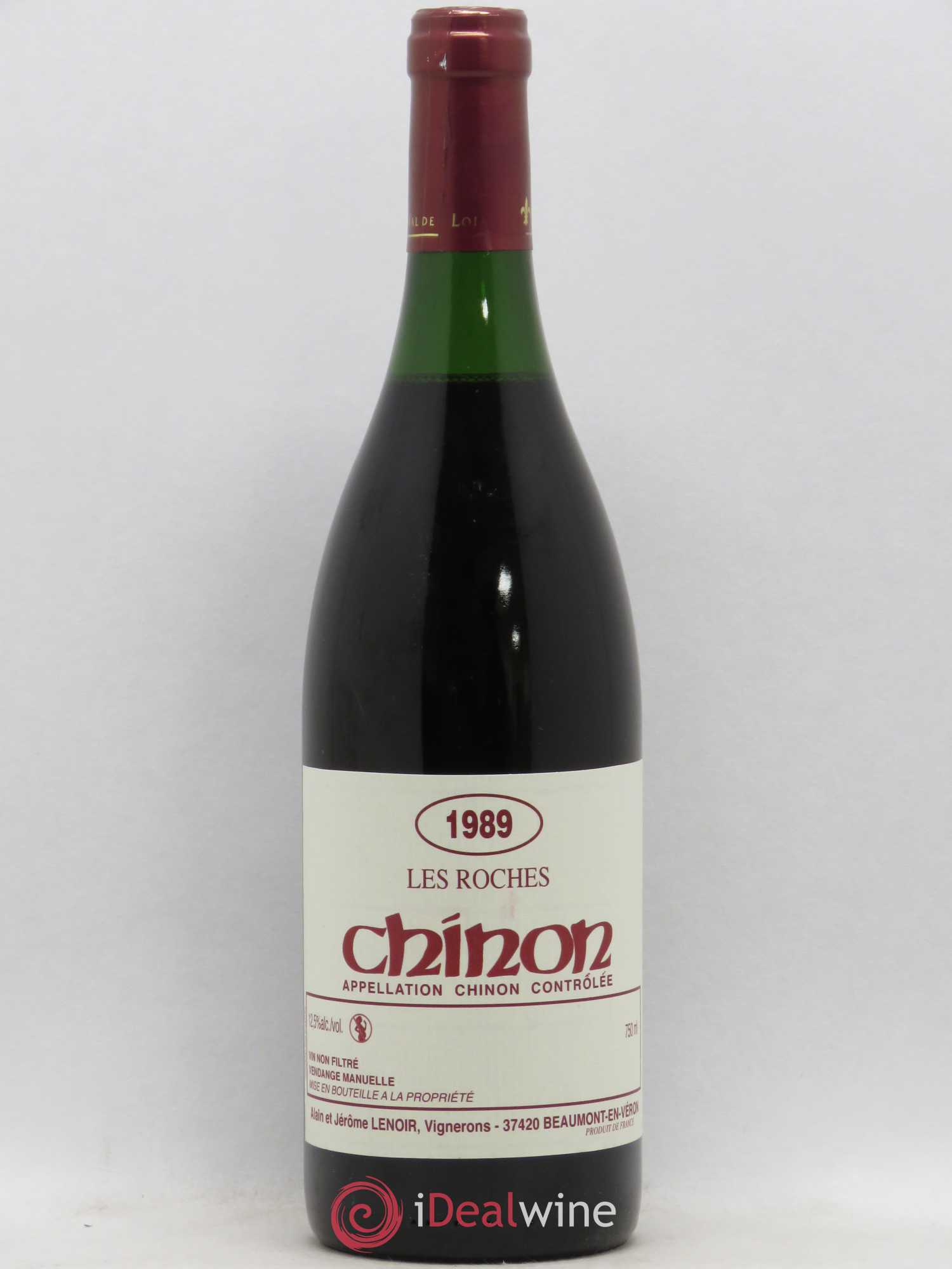 Chinon Les Roches Lenoir (Domaine) 1989 - Lot de 1 bouteille - 0
