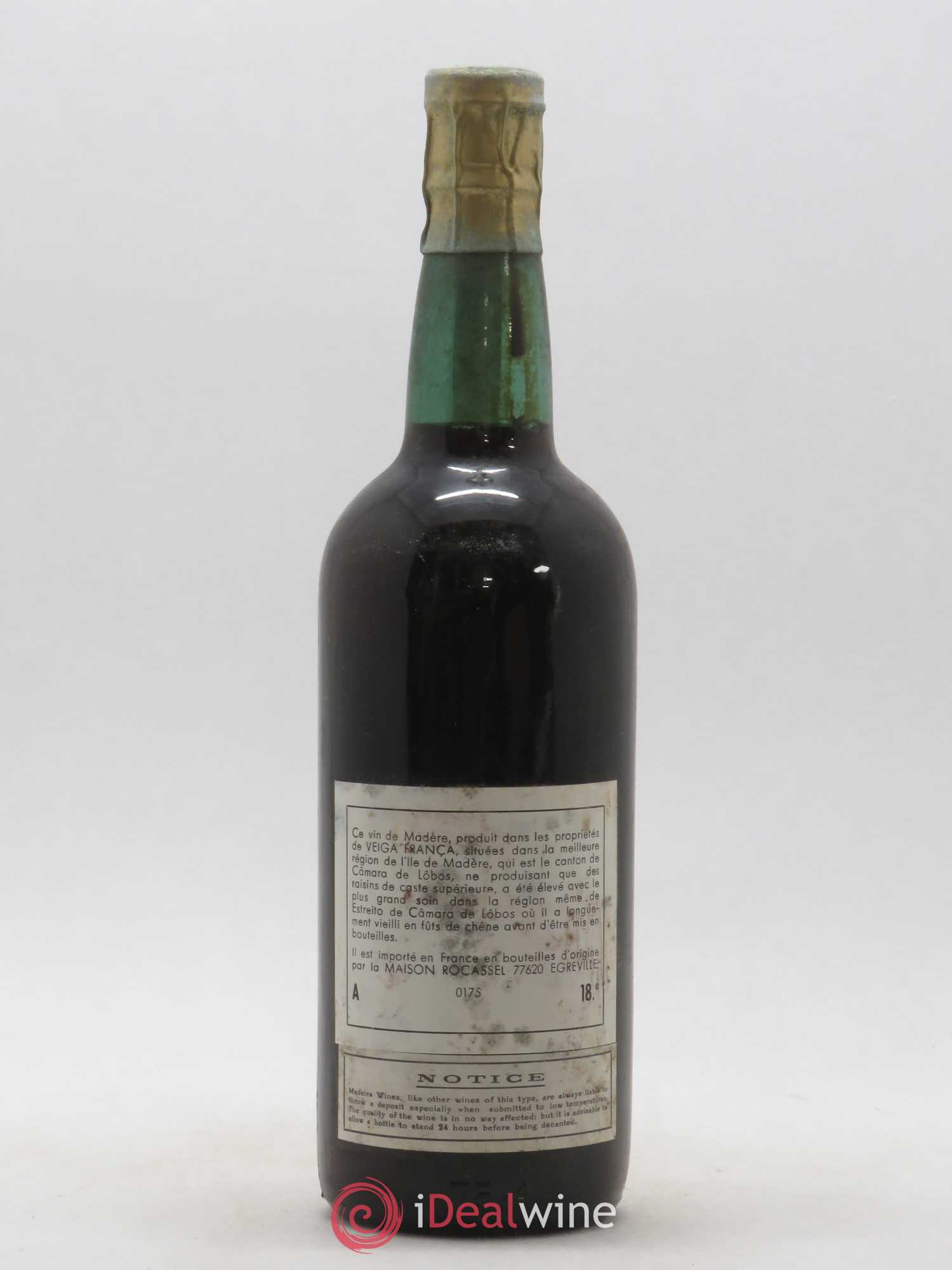 Madère Boal Reserva Solera Veiga Franca 1930 - Posten von 1 Flasche - 1