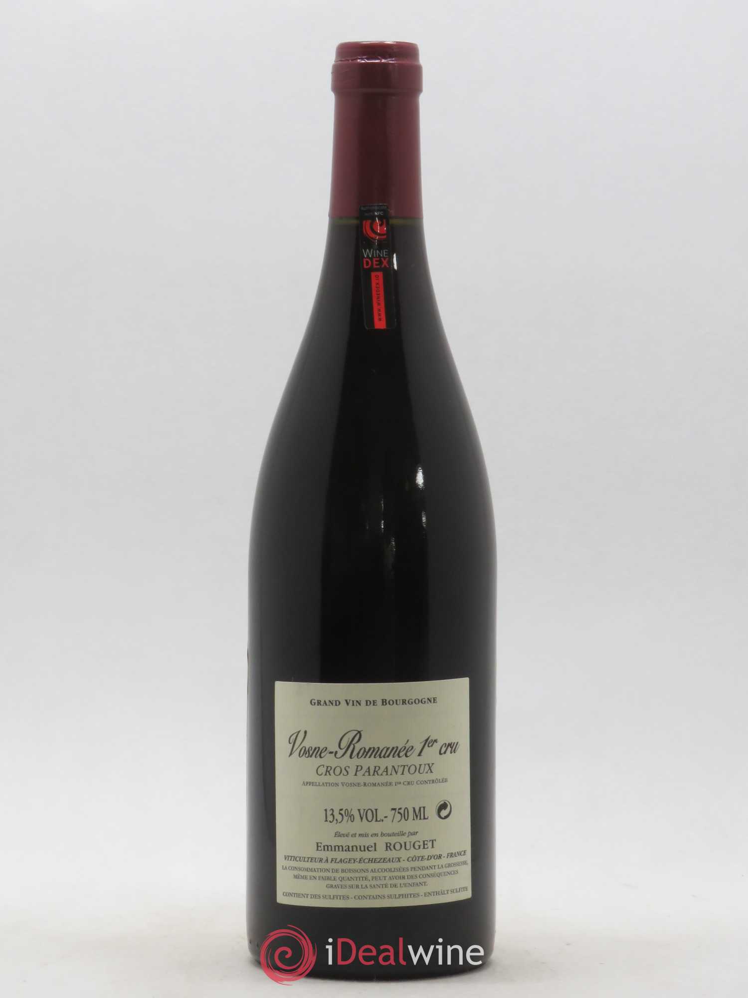 Vosne-Romanée 1er Cru Cros Parantoux Emmanuel Rouget 2009 - Lot de 1 bouteille - 1