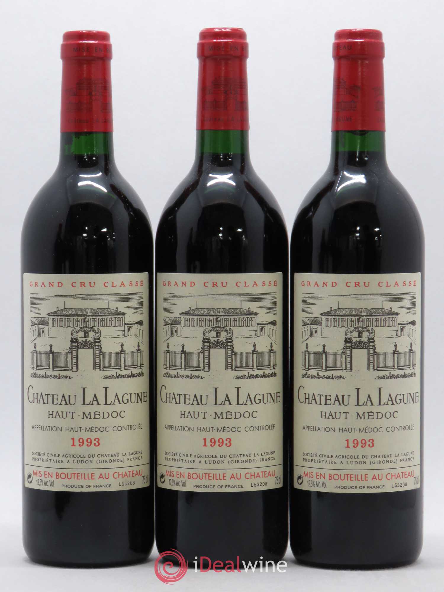 Château la Lagune 3ème Grand Cru Classé 1993 - Lot de 12 bouteilles - 2
