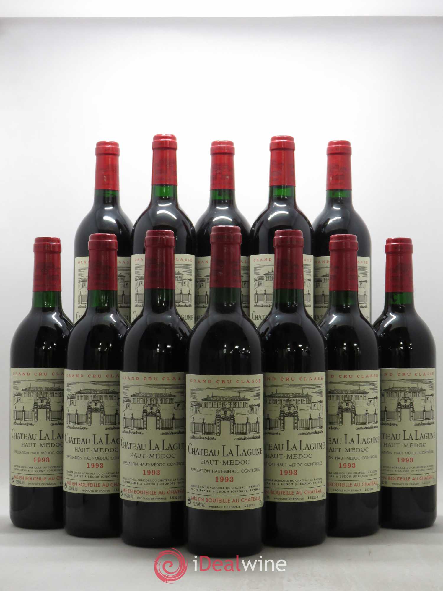 Château la Lagune 3ème Grand Cru Classé 1993 - Lot de 12 bouteilles - 0