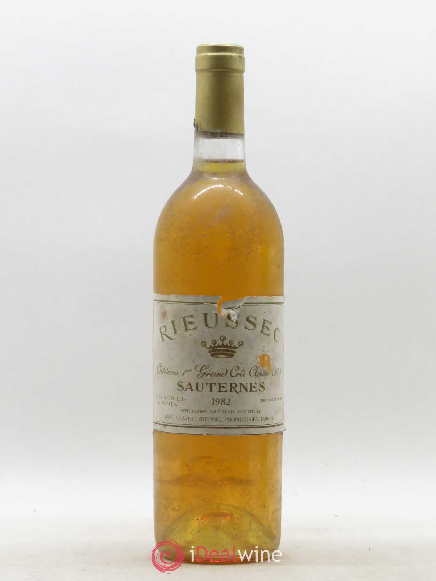 Château Rieussec 1er Grand Cru Classé 1982 - Posten von 1 Flasche - 0