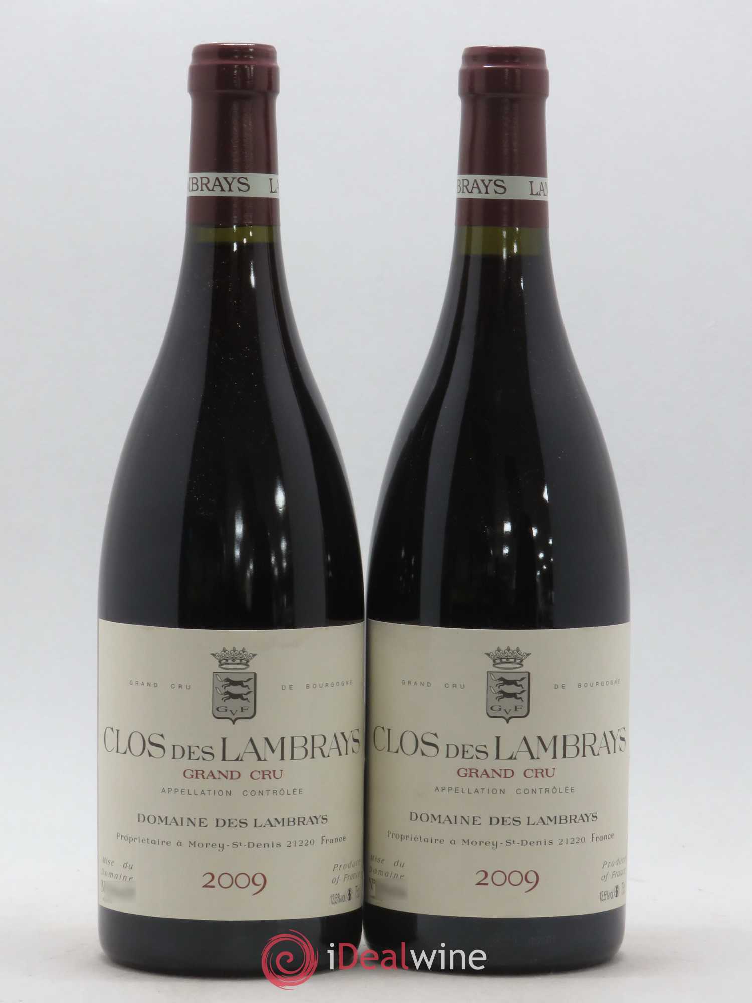 Clos des Lambrays Grand Cru Domaine des Lambrays 2009 - Lot de 2 bouteilles - 0