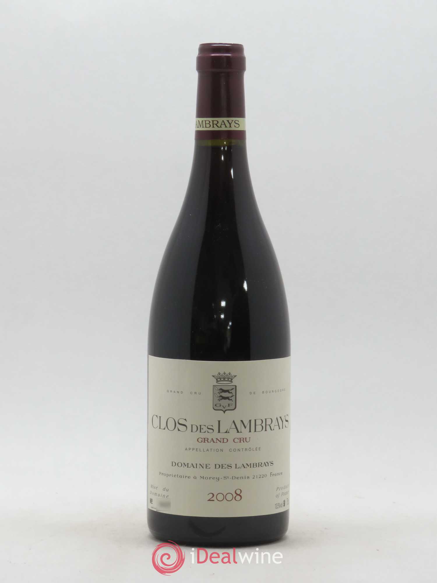 Clos des Lambrays Grand Cru Domaine des Lambrays 2008 - Lot de 1 bouteille - 0