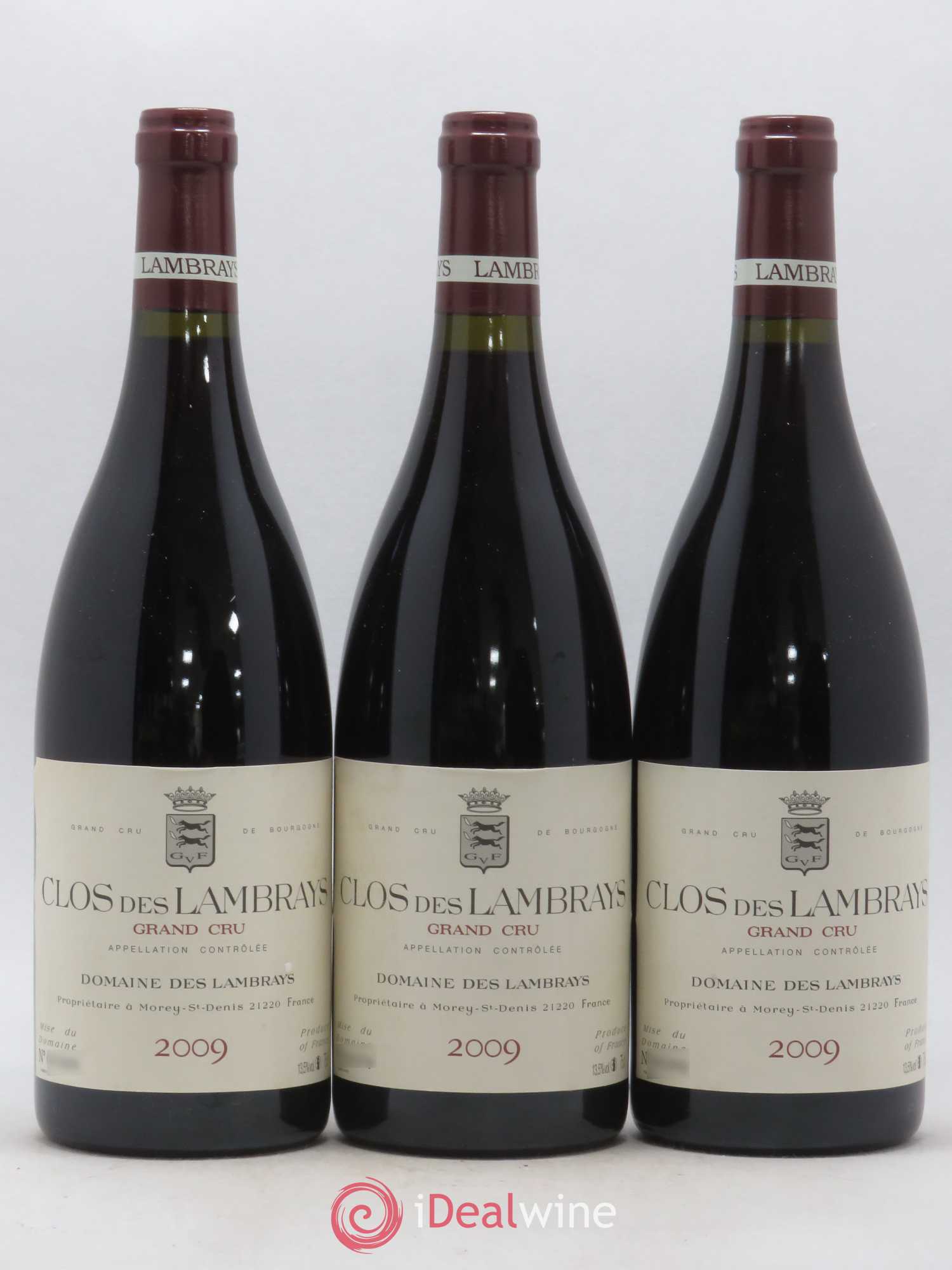 Clos des Lambrays Grand Cru Domaine des Lambrays 2009 - Lot de 3 bouteilles - 0