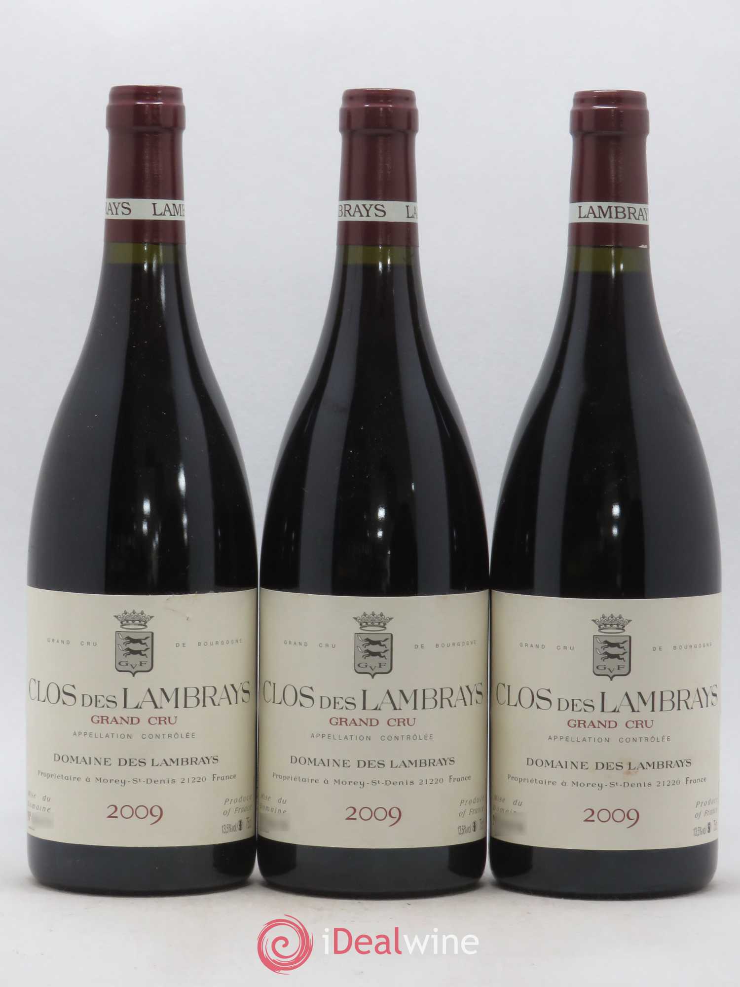 Clos des Lambrays Grand Cru Domaine des Lambrays 2009 - Lot de 3 bouteilles - 0