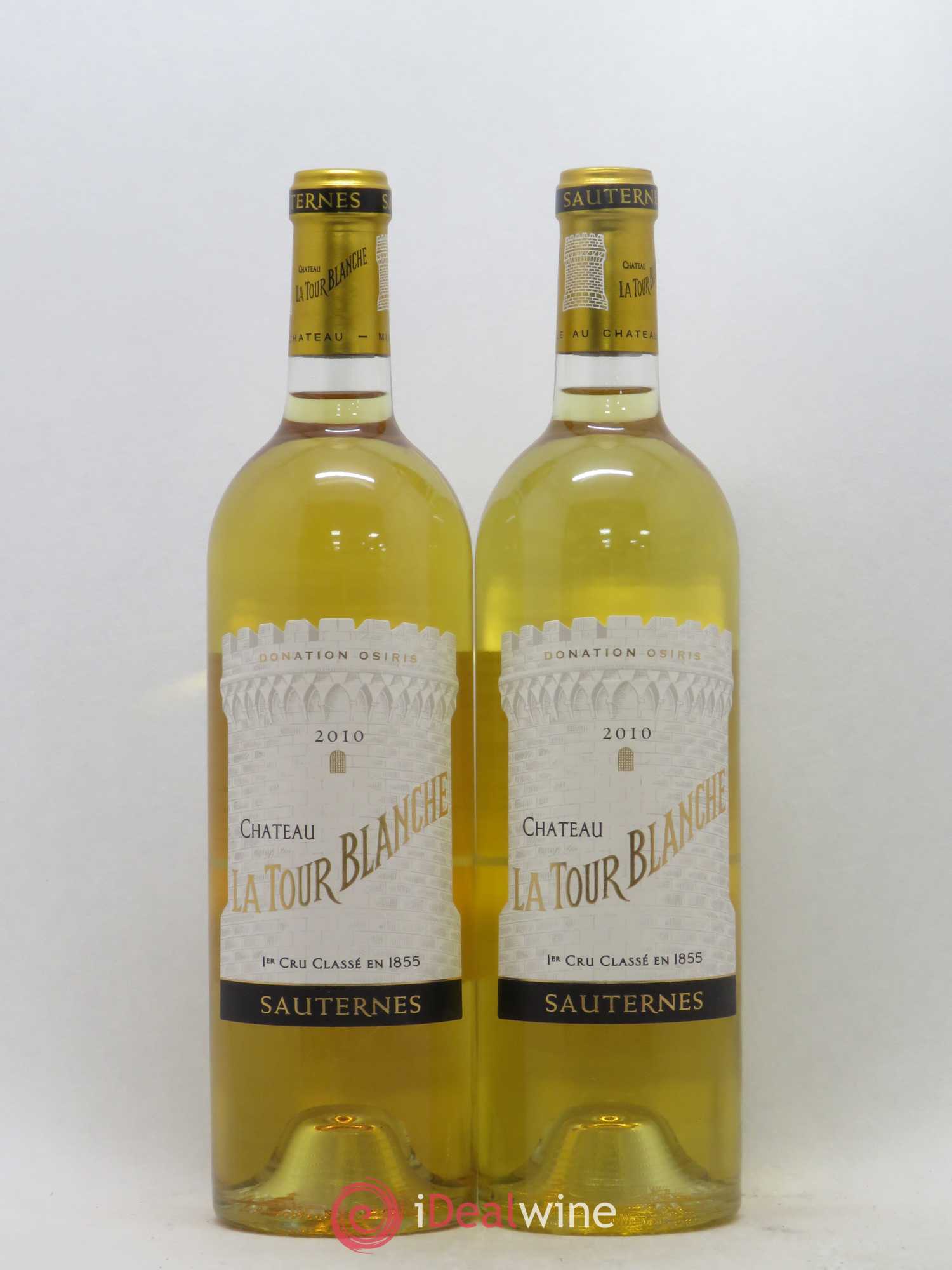 Château la Tour Blanche 1er Grand Cru Classé 2010 - Lotto di 2 bottiglie - 0