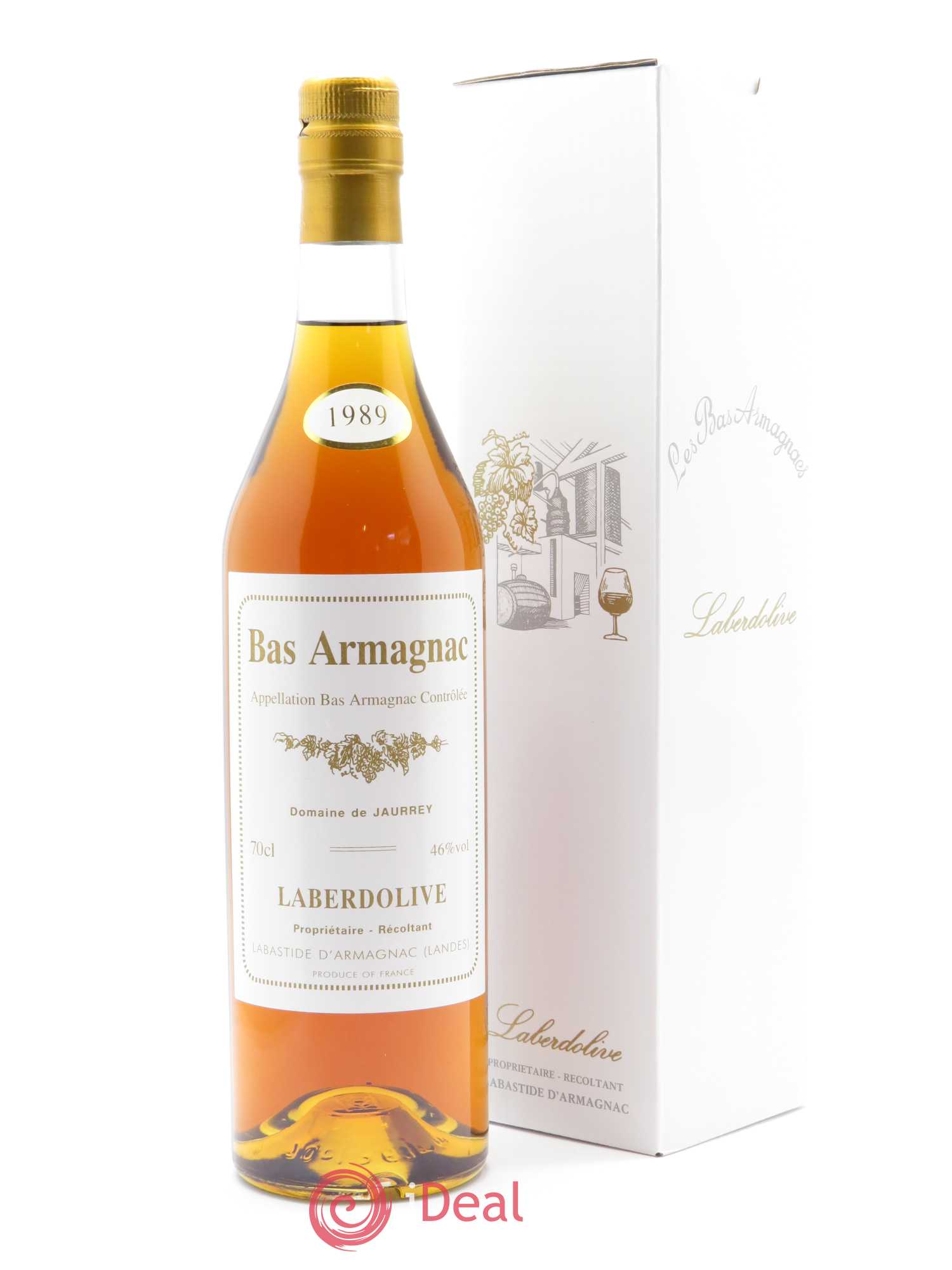Bas-Armagnac Domaine de Jaurrey Laberdolive (70 CL) 1989 - Lot of 1 bottle - 1