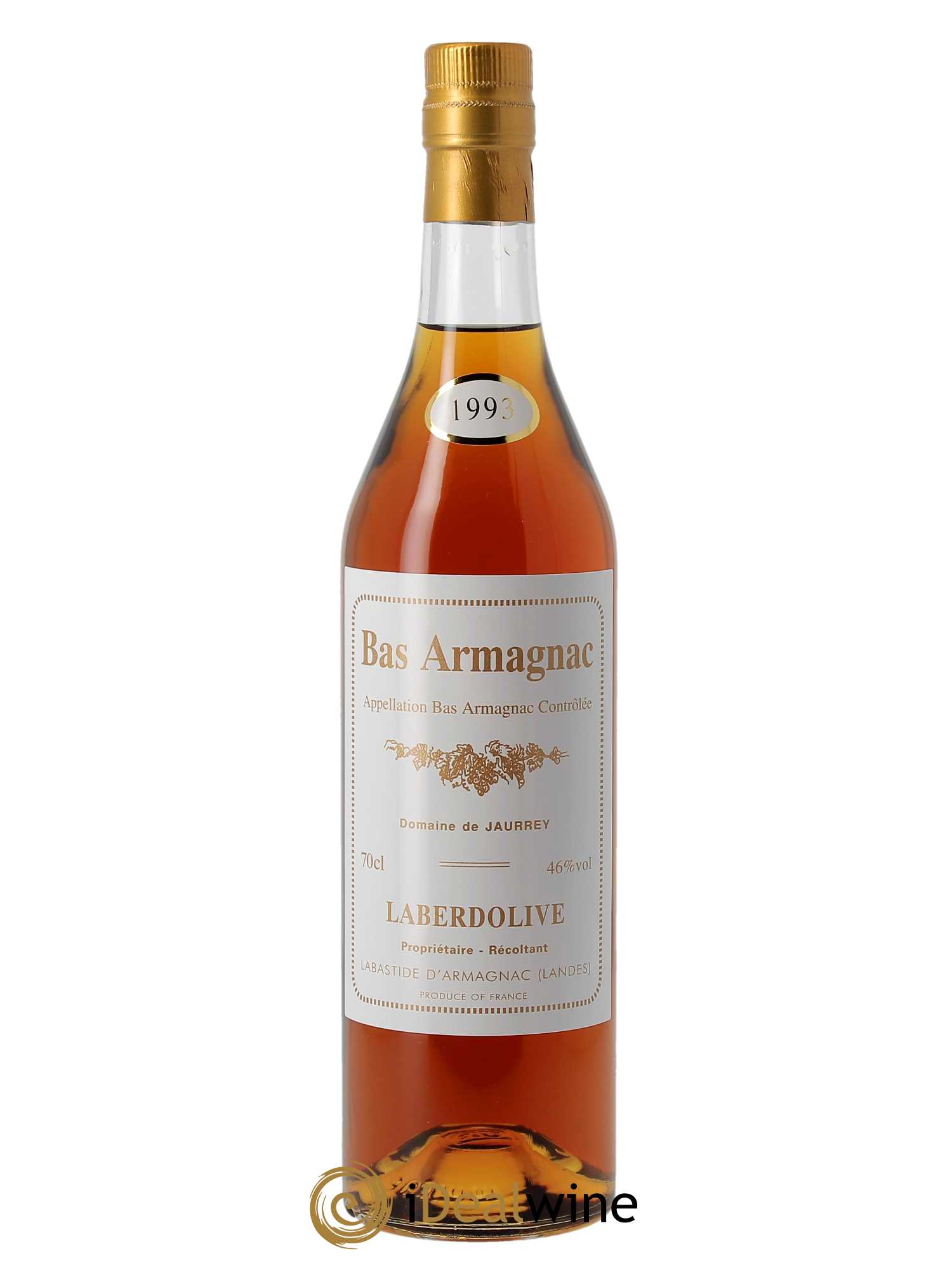 Bas-Armagnac Domaine de Jaurrey Laberdolive 1993 - Lotto di 1 bottiglia - 1