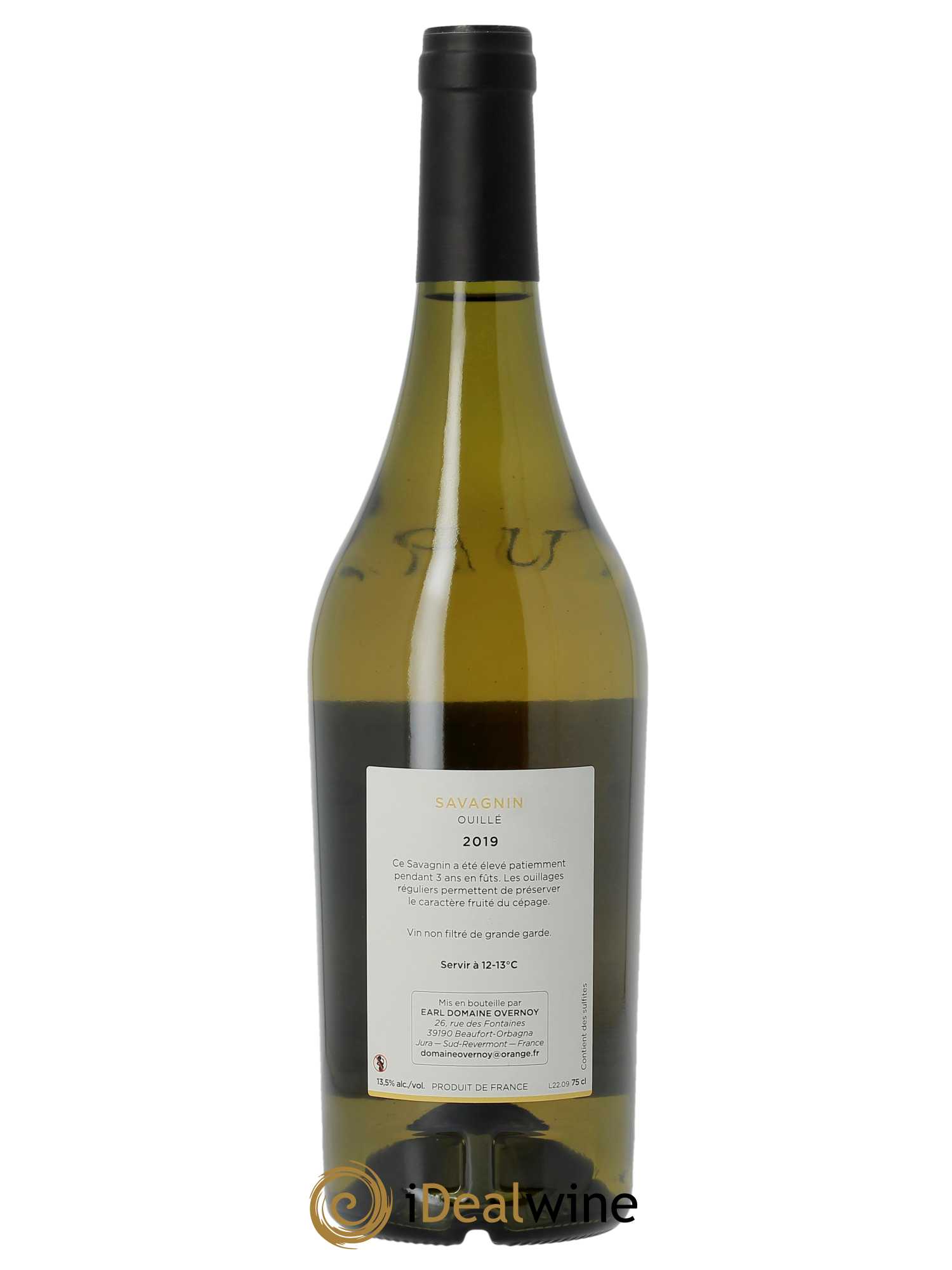 Côtes du Jura Savagnin Ouillé 3 ans Guillaume Overnoy 2019 - Lot de 1 bouteille - 1