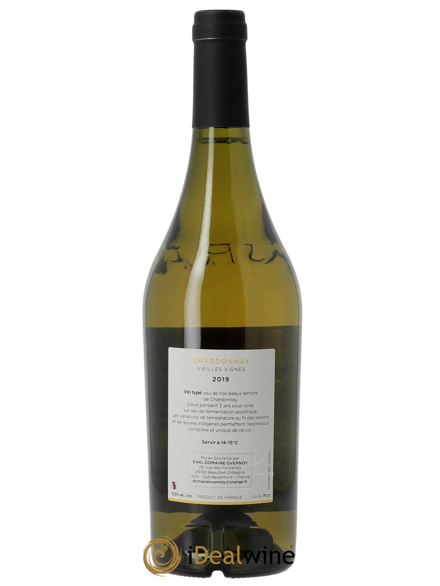 Côtes du Jura Chardonnay Cuvée Vieilles Vignes Guillaume Overnoy  2019 - Lot of 1 bottle - 1