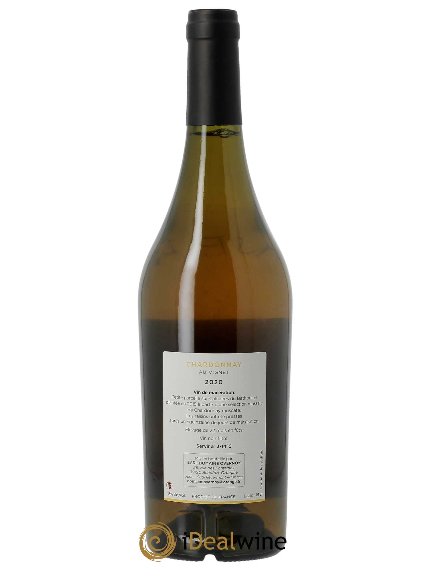 Côtes du Jura Le Vignet Guillaume Overnoy  2020 - Lotto di 1 bottiglia - 1