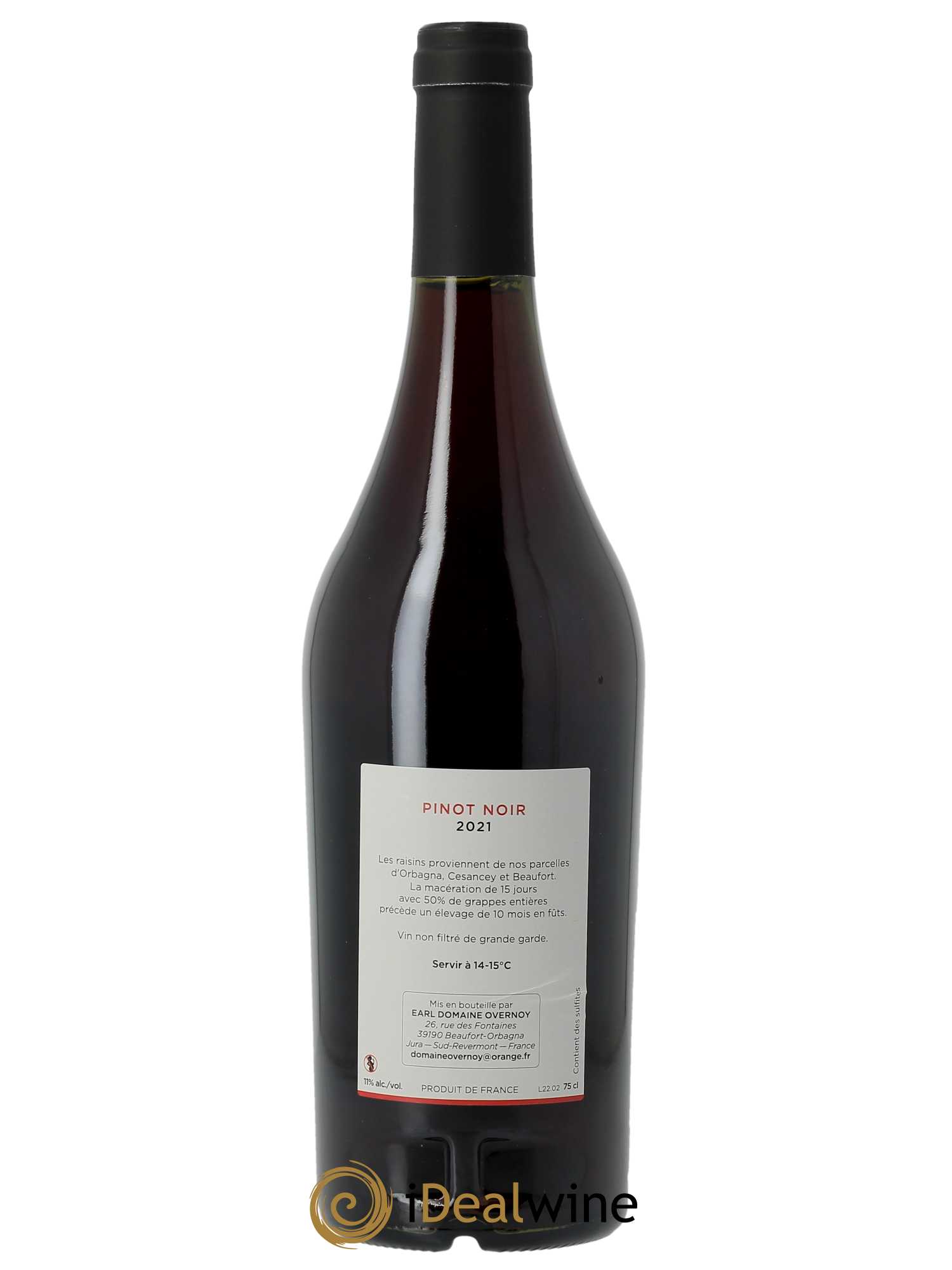 Côtes du Jura Pinot Noir Guillaume Overnoy  2021 - Lotto di 1 bottiglia - 1