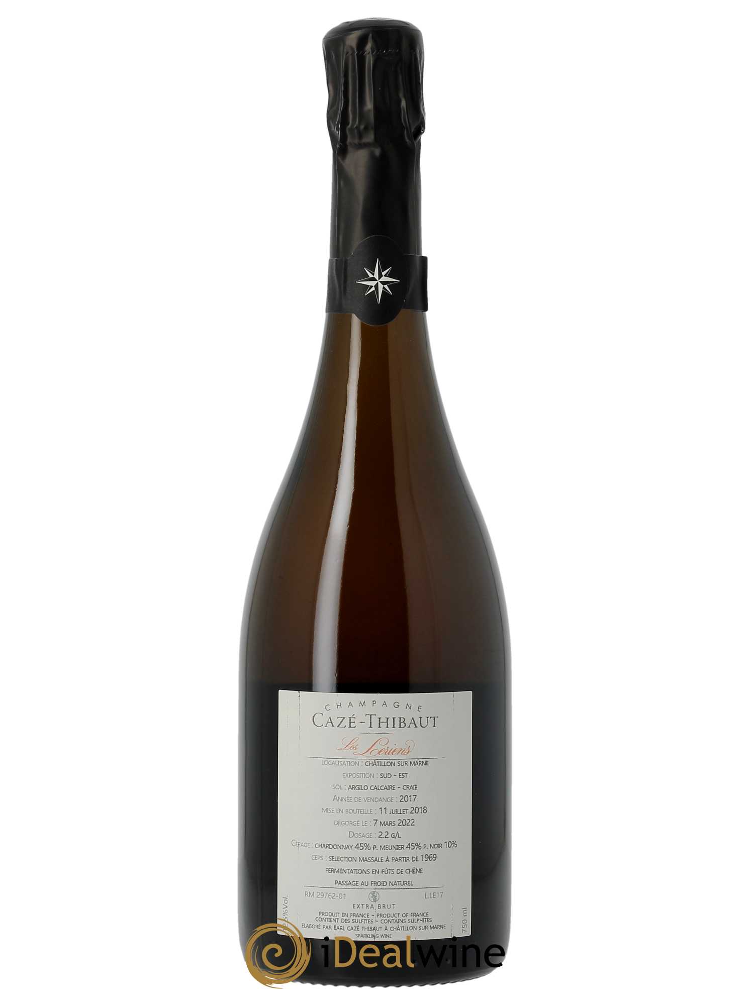 Les Lériens Extra-Brut Cazé Thibaut 2017 - Lot de 1 bouteille - 1