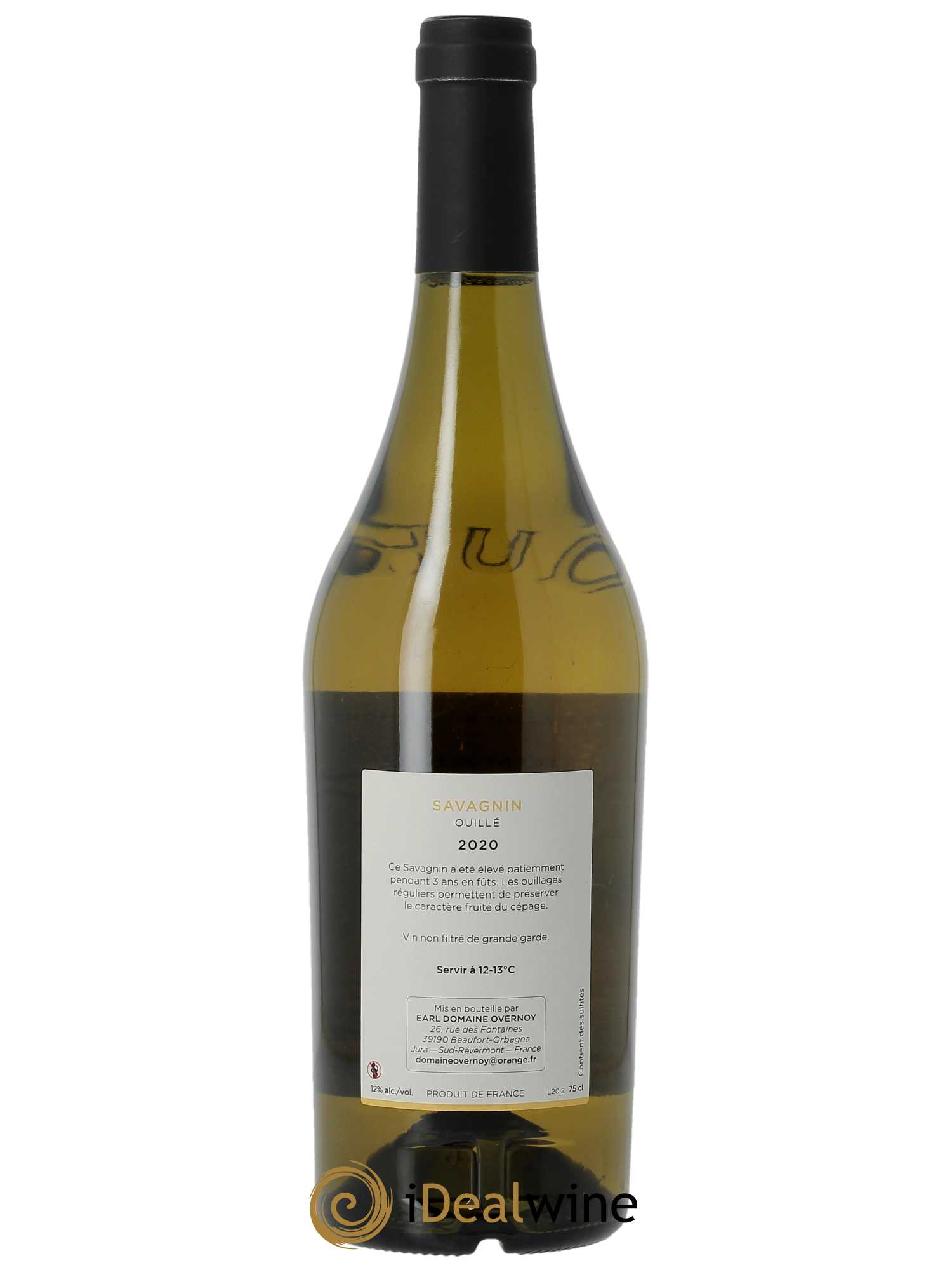 Côtes du Jura Savagnin Ouillé 3 ans Guillaume Overnoy 2020 - Lot of 1 bottle - 1