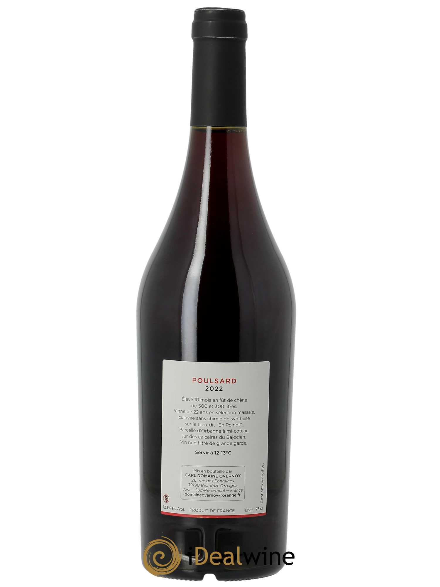 Côtes du Jura Poulsard Guillaume Overnoy  2022 - Lot de 1 bouteille - 1
