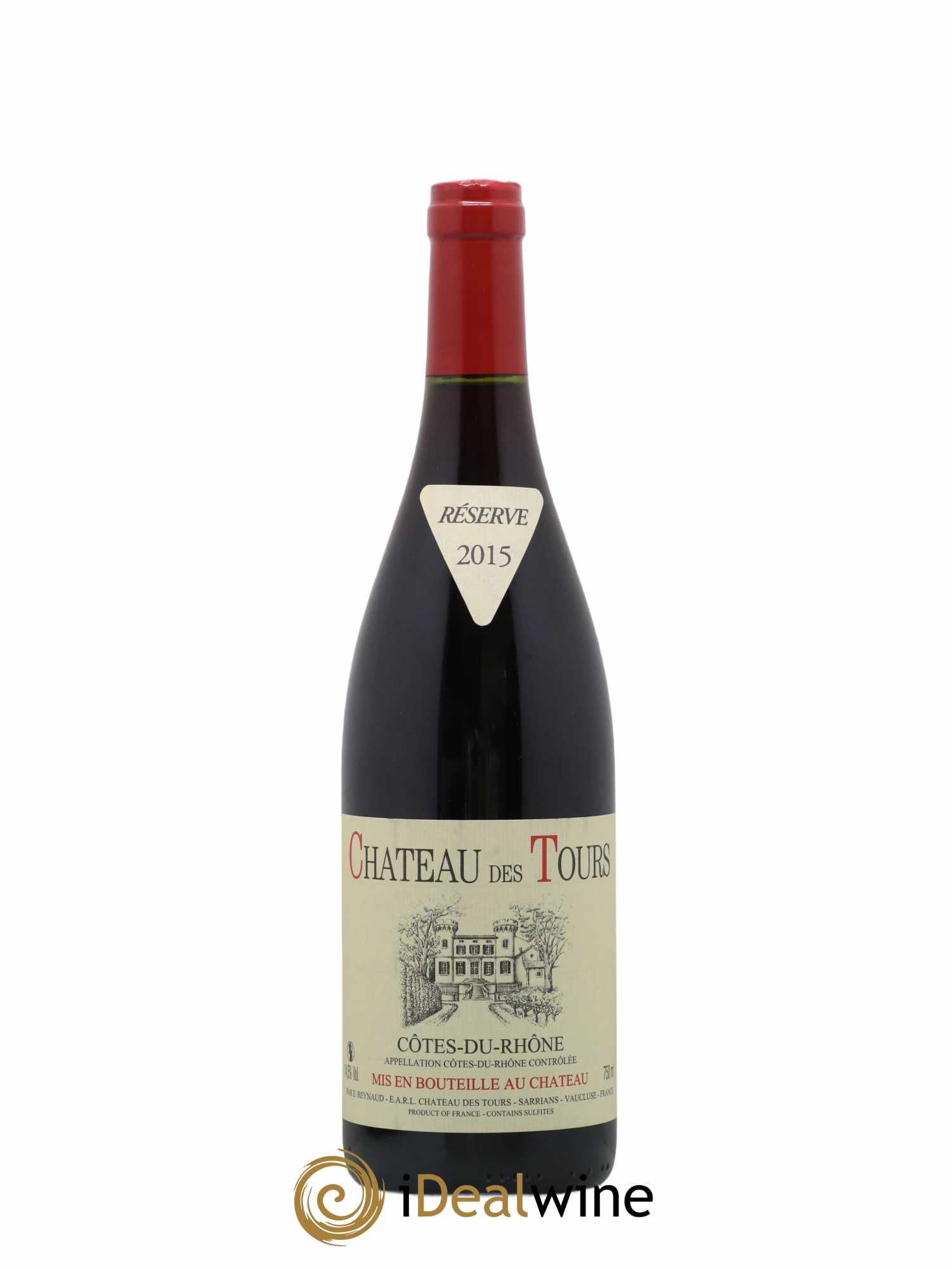 Côtes-du-Rhône Château des Tours Emmanuel Reynaud 2015 - Lot de 1 bouteille - 0