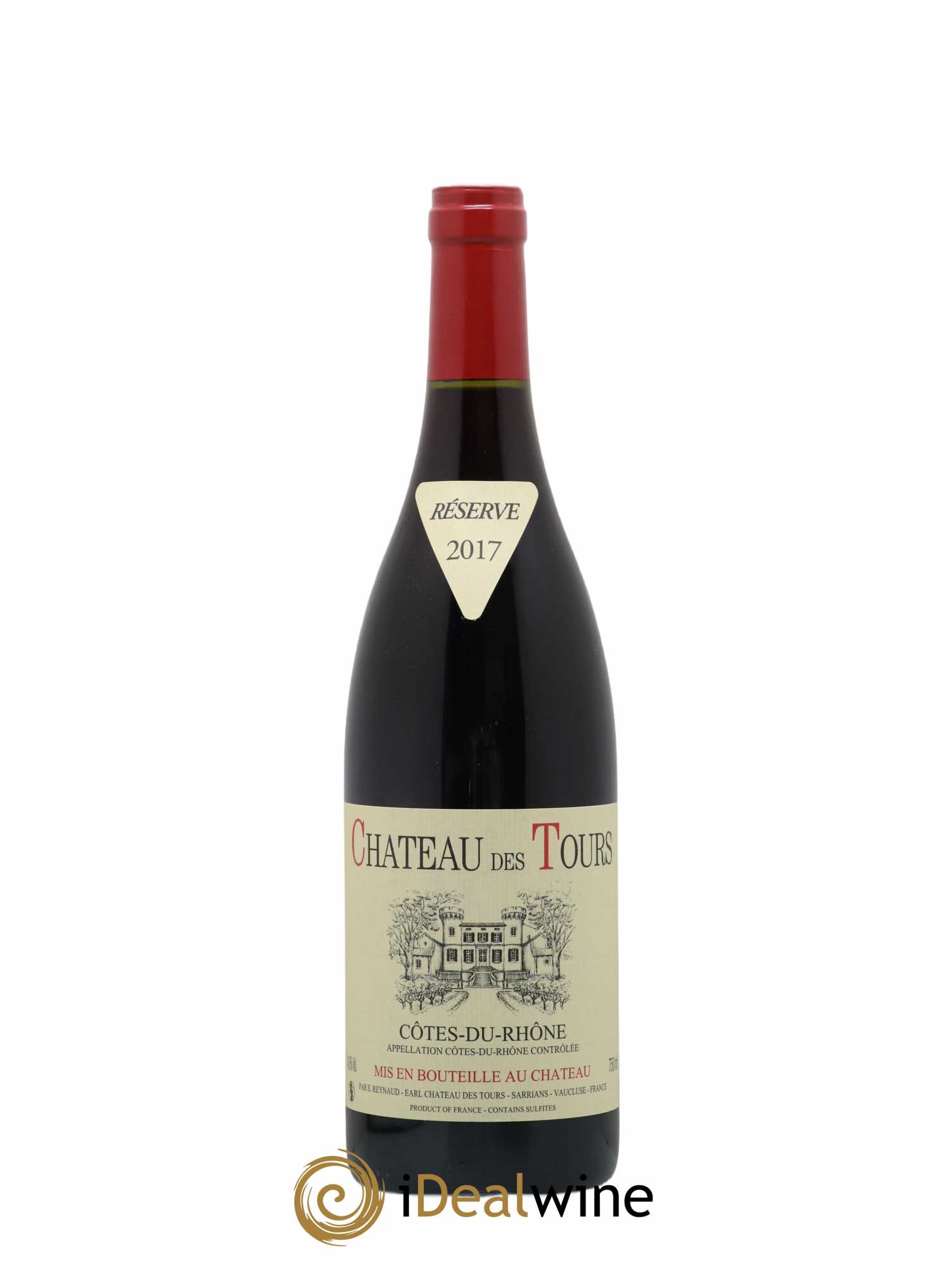 Côtes-du-Rhône Château des Tours Emmanuel Reynaud 2017 - Lot de 1 bouteille - 0