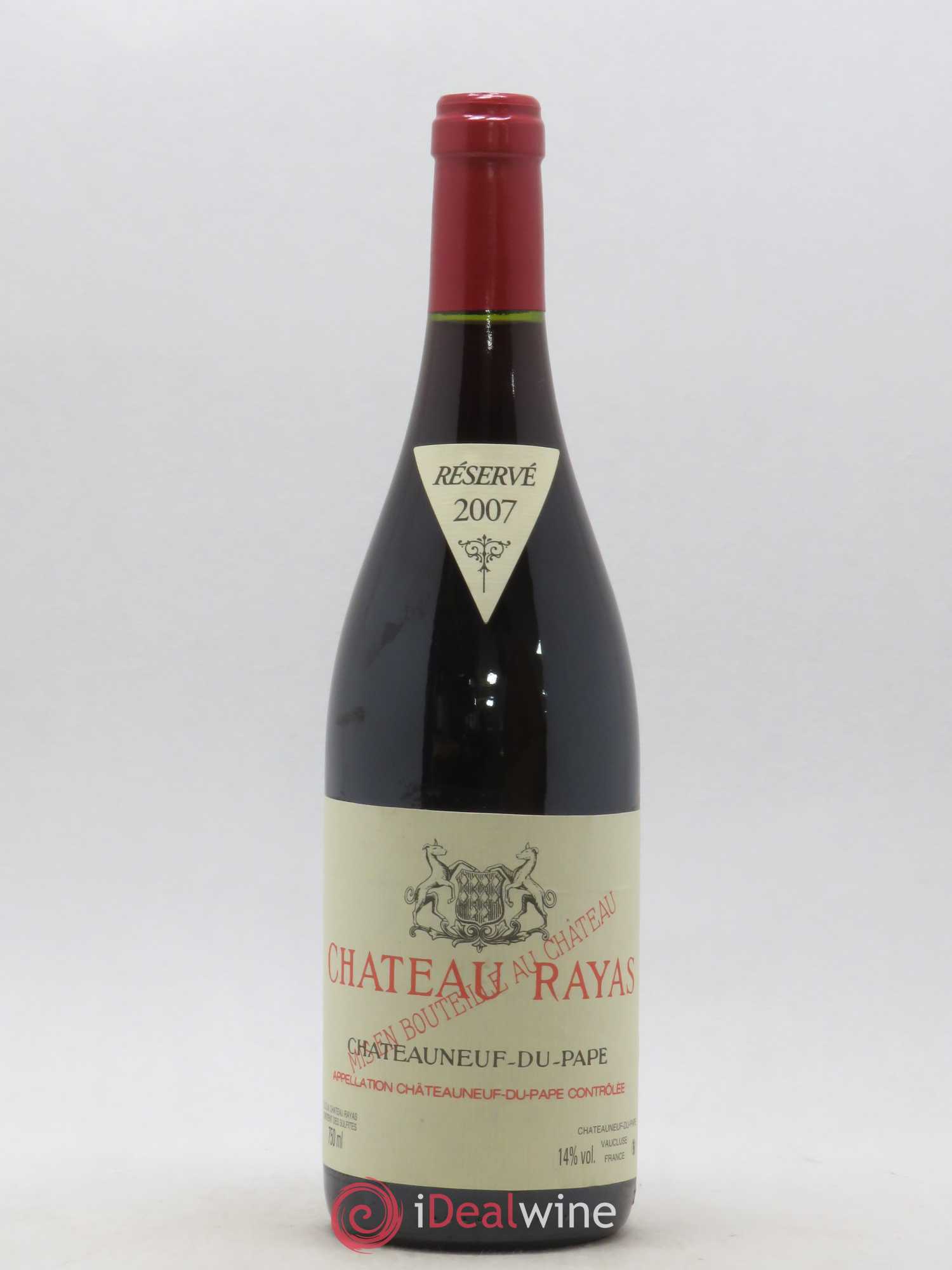 Châteauneuf-du-Pape Château Rayas Emmanuel Reynaud 2007 - Lot de 1 bouteille - 0